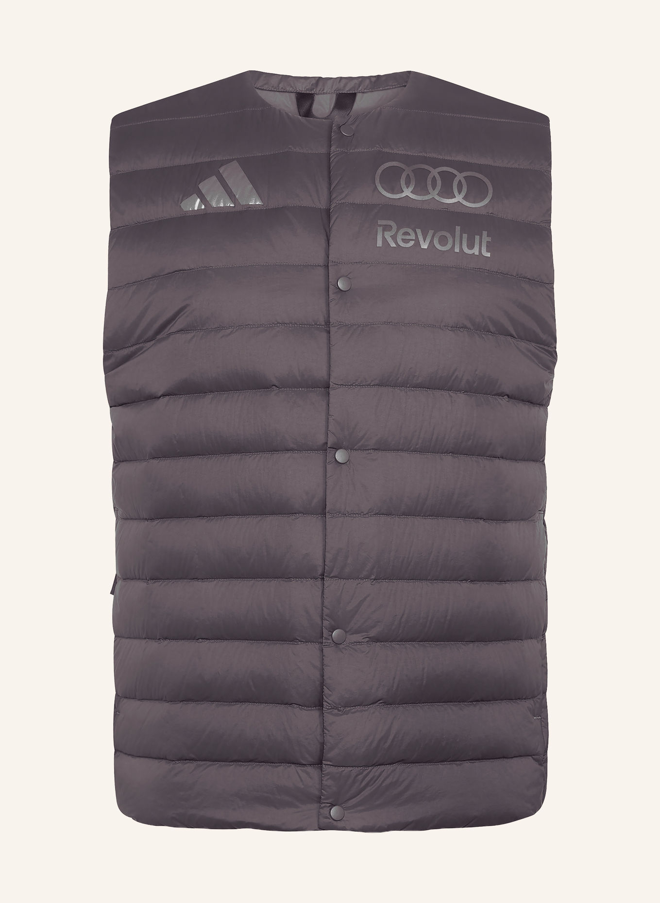 adidas AUDI REVOLUT F1 TEAM ENGINEERS & MARKETING Down vest: DARK GRAY