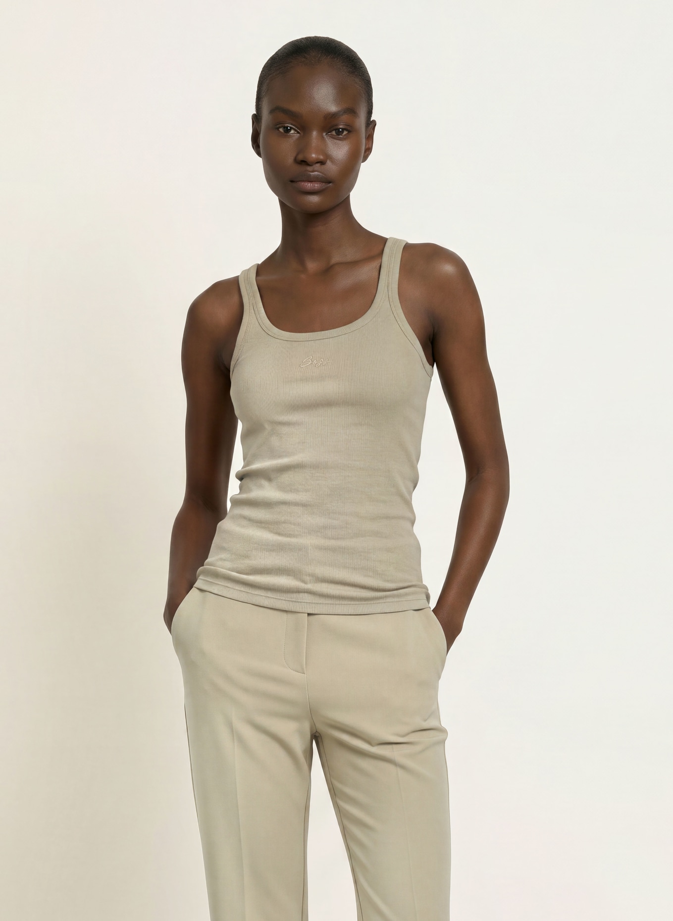 BOSS Top EPETITE: VERT CLAIR