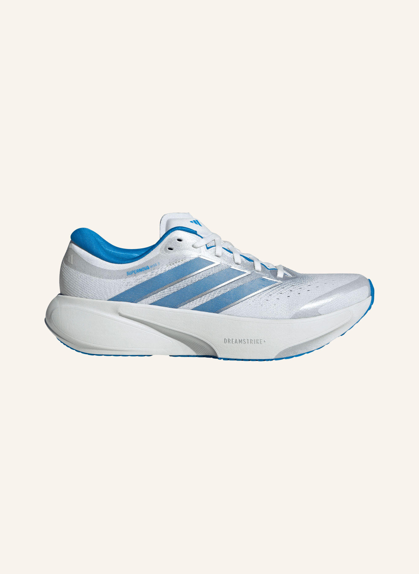 adidas Laufschuhe SUPERNOVA RISE 3: BLAU / WEISS
