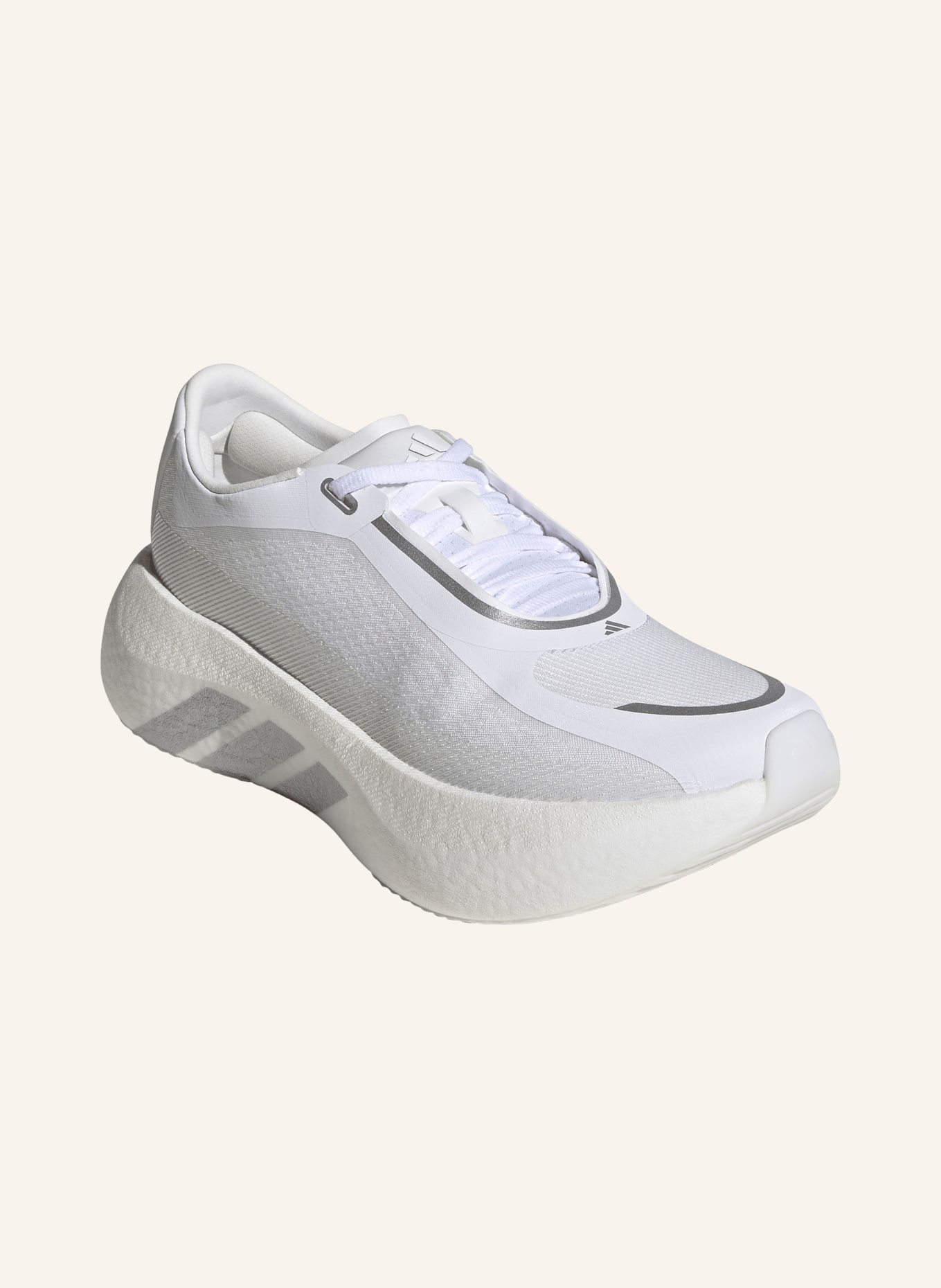 adidas Laufschuhe HYPERBOOST EDGE: WEISS / GRAU
