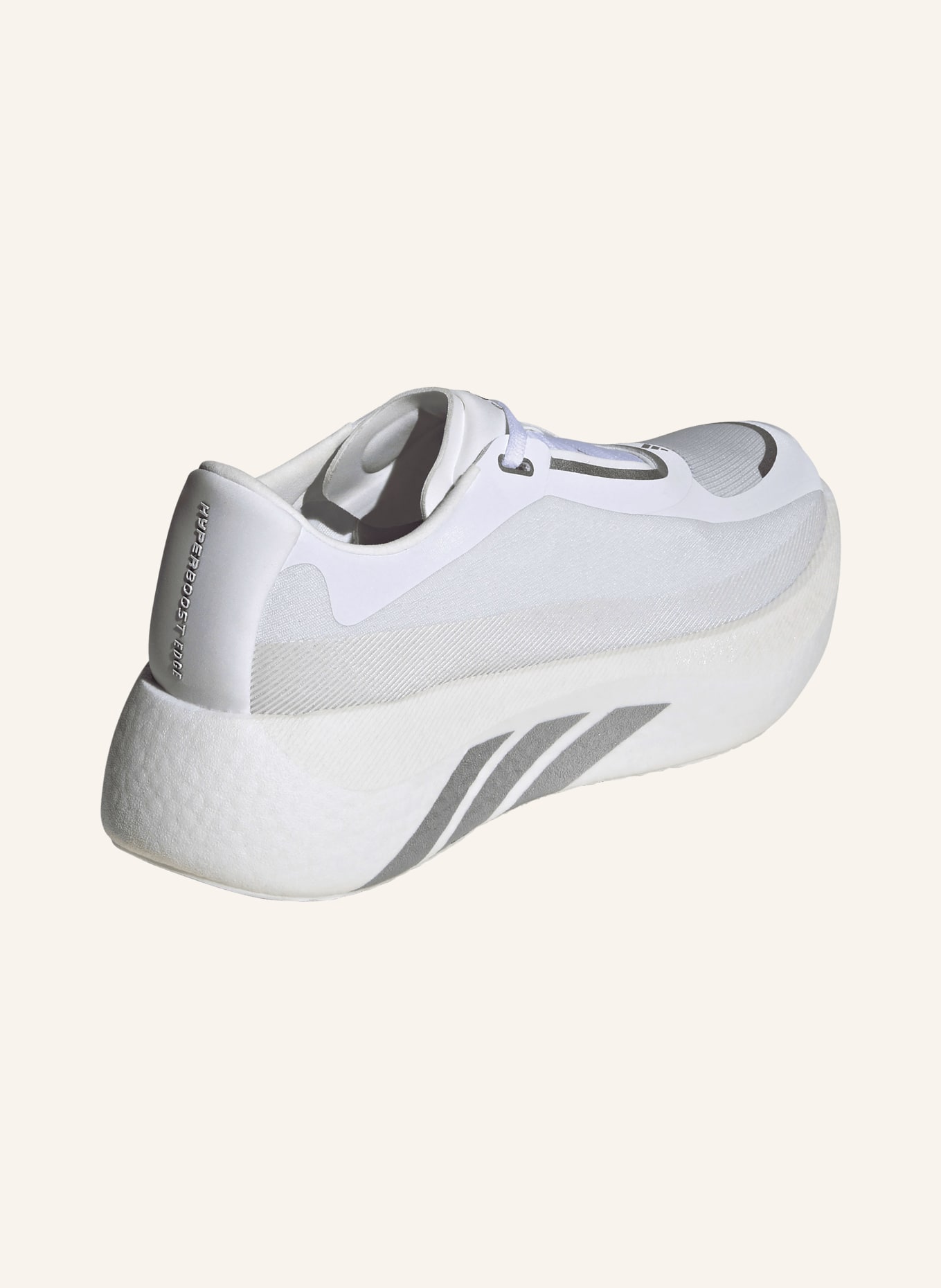 adidas Laufschuhe HYPERBOOST EDGE: WEISS / GRAU