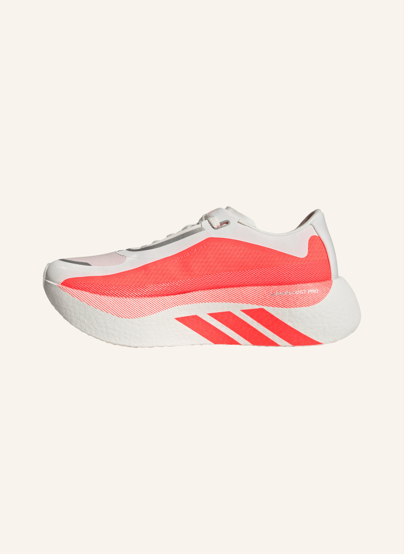adidas Laufschuhe HYPERBOOST EDGE: NEONROT / WEISS