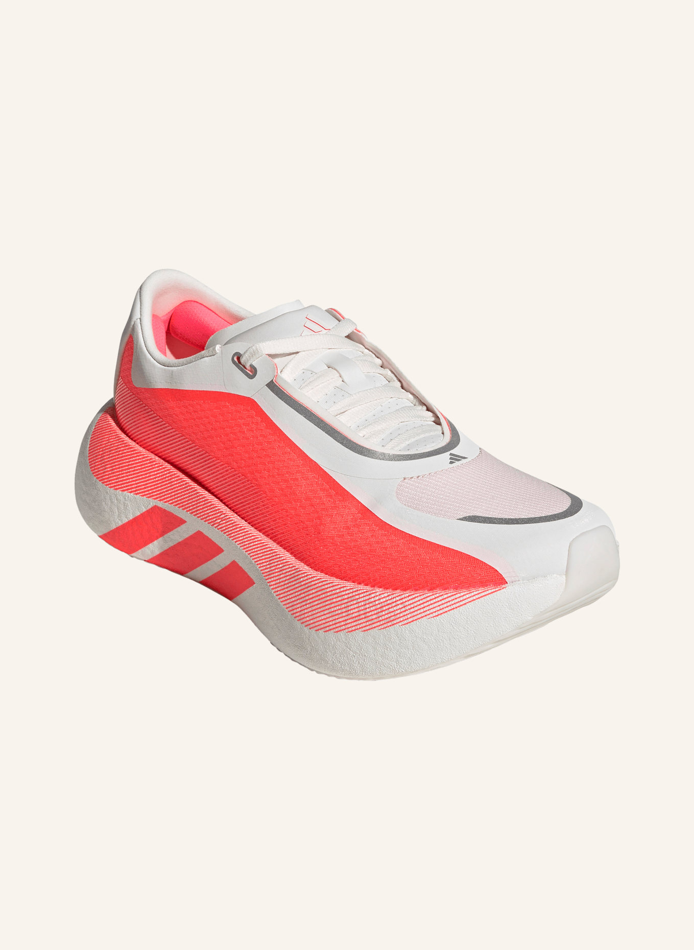 adidas Laufschuhe HYPERBOOST EDGE: NEONROT / WEISS