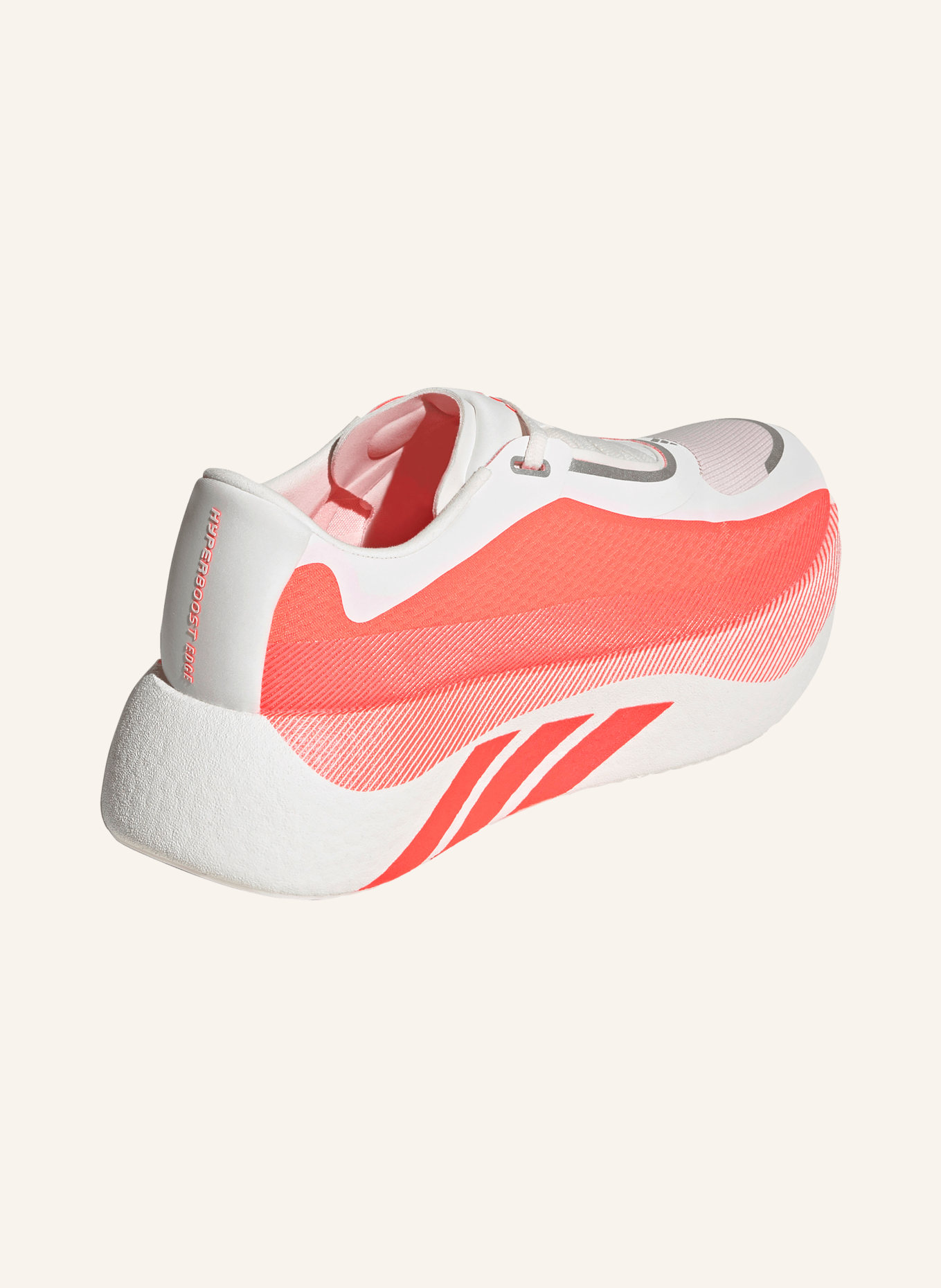adidas Laufschuhe HYPERBOOST EDGE: NEONROT / WEISS