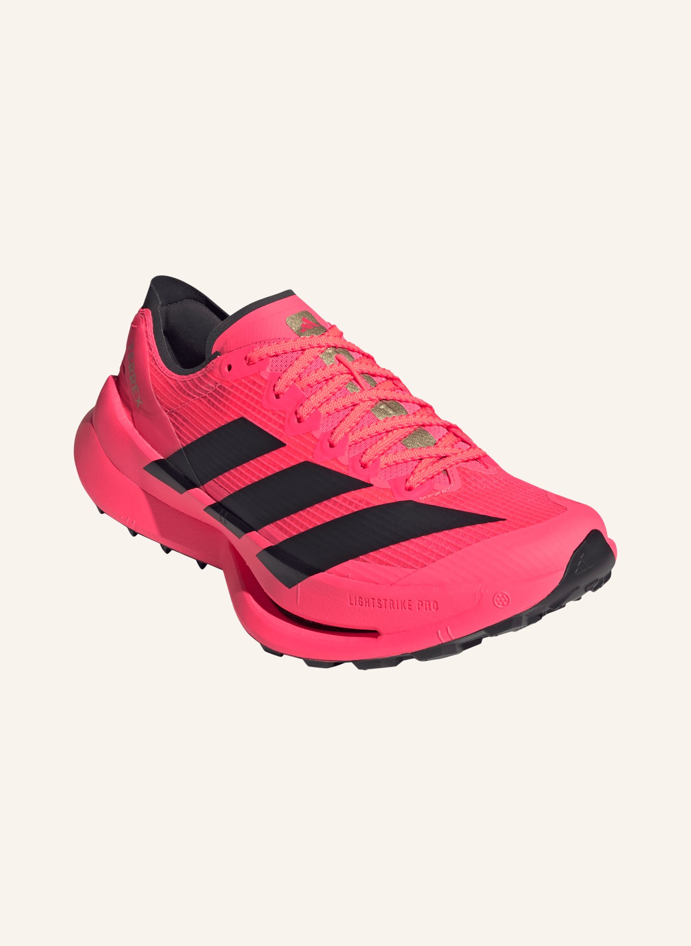 adidas TERREX TERREX AGRAVIC SPEED ULTRA 2 trail running shoes: NEON RED / BLACK