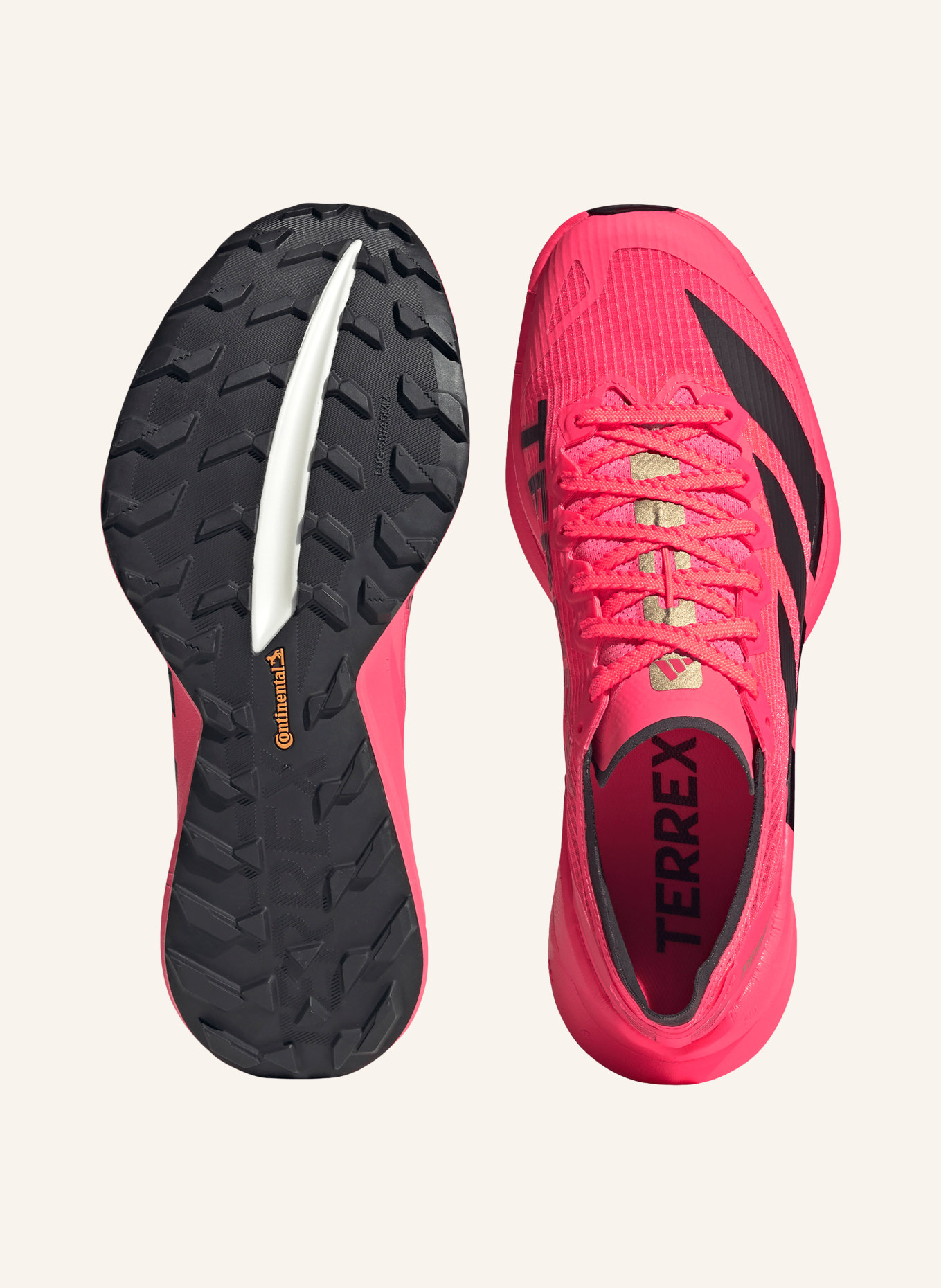 adidas TERREX TERREX AGRAVIC SPEED ULTRA 2 trail running shoes: NEON RED / BLACK