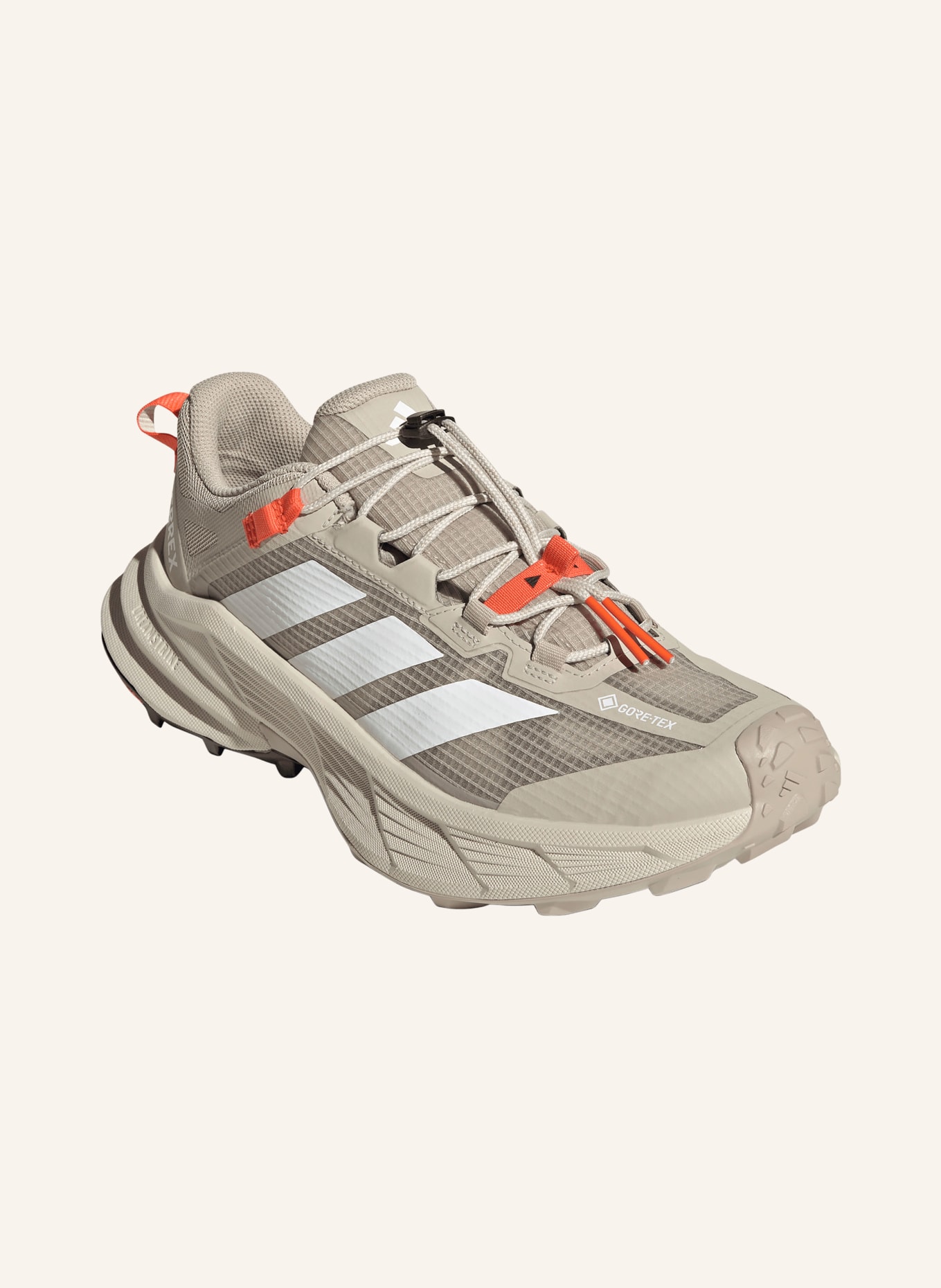 adidas TERREX Vandrestøvler TERREX FREEHIKER SL GTX: LYSEGRÅ / NEONORANGE / HVID