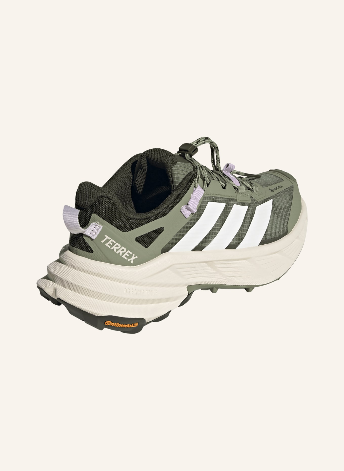 adidas TERREX Turistické boty TERREX FREEHIKER SL GTX: OLIVOVÁ / REŽNÁ / SVĚTLE FIALOVÁ