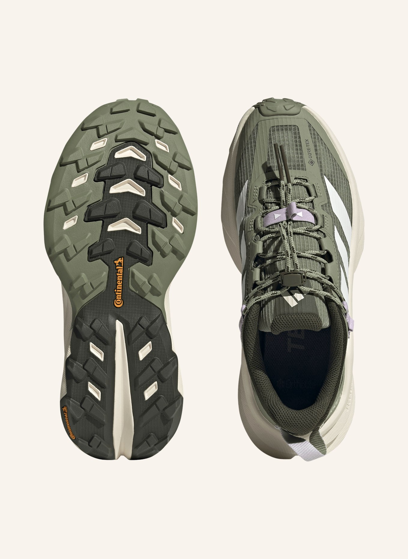 adidas TERREX Turistické boty TERREX FREEHIKER SL GTX: OLIVOVÁ / REŽNÁ / SVĚTLE FIALOVÁ