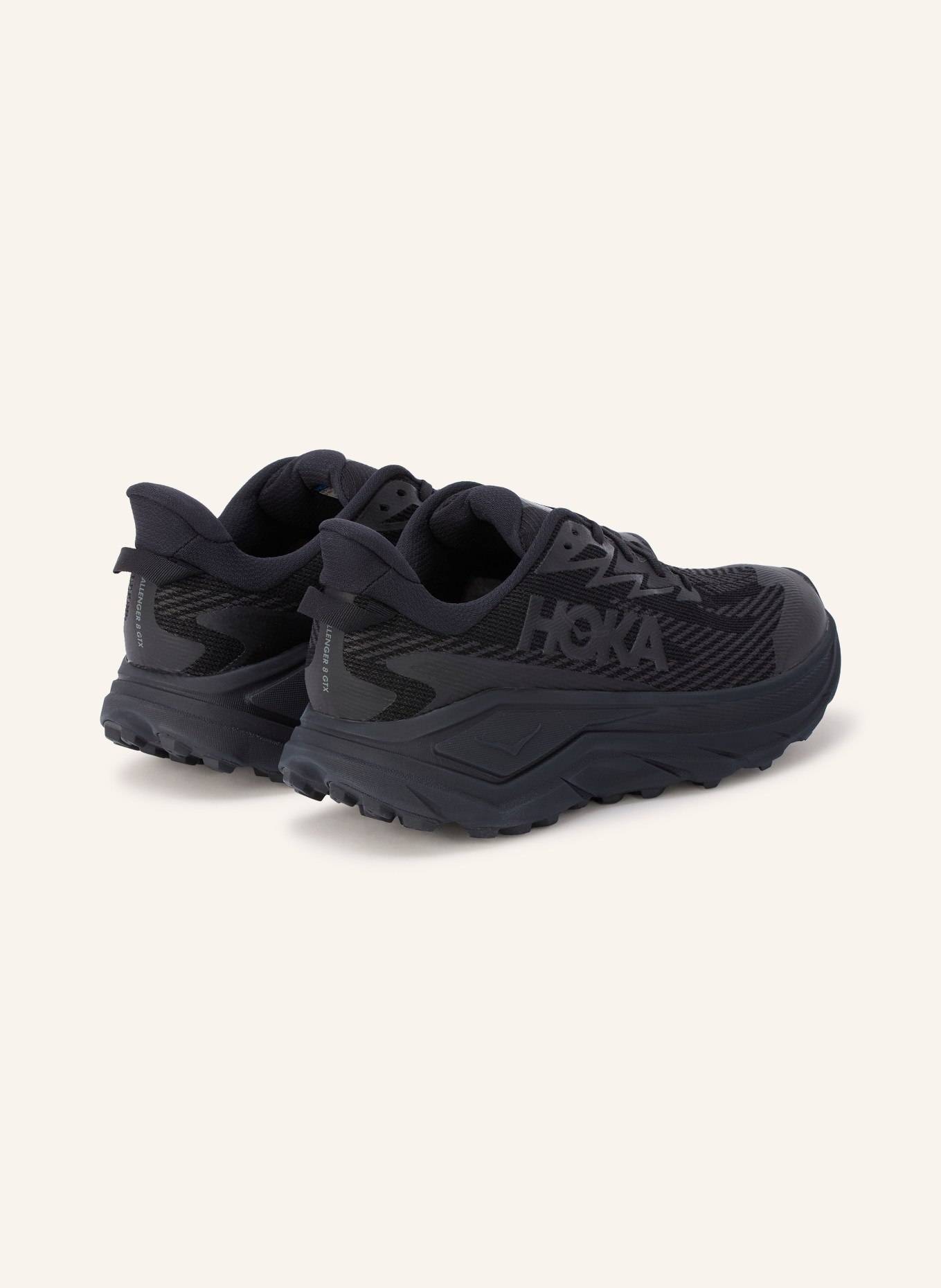 HOKA Trail running shoes CHALLENGER 8 GTX: BLACK