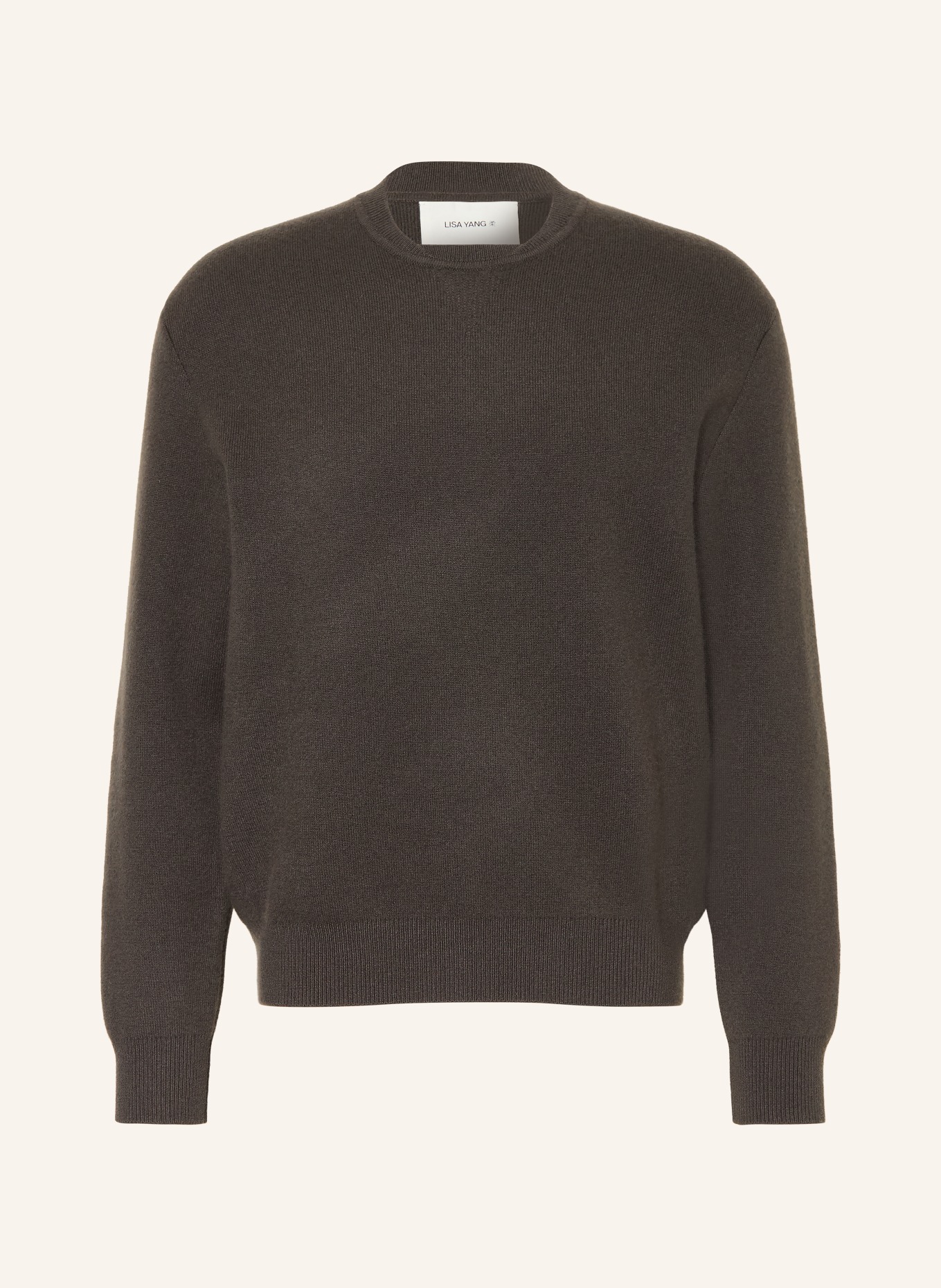 LISA YANG Cashmere-Pullover EDMOND: BRAUN