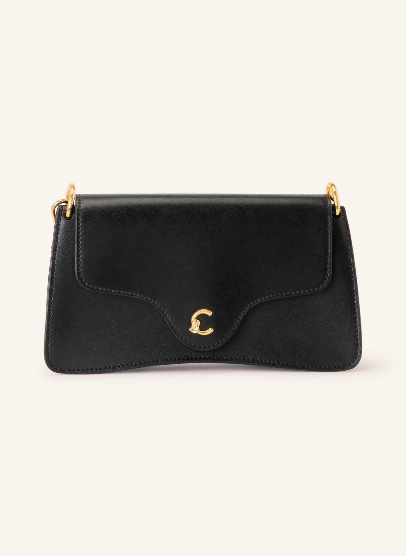 COCCINELLE shoulder bag: BLACK / GOLD