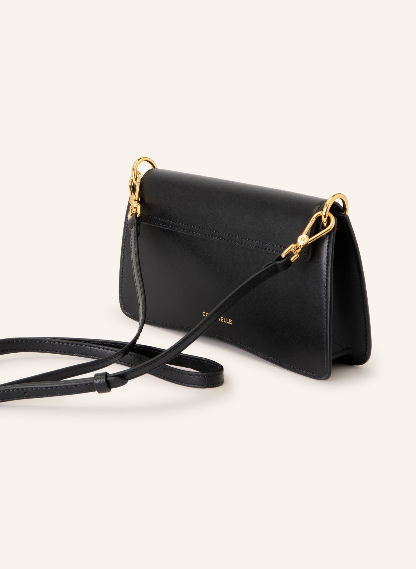 COCCINELLE shoulder bag: BLACK / GOLD