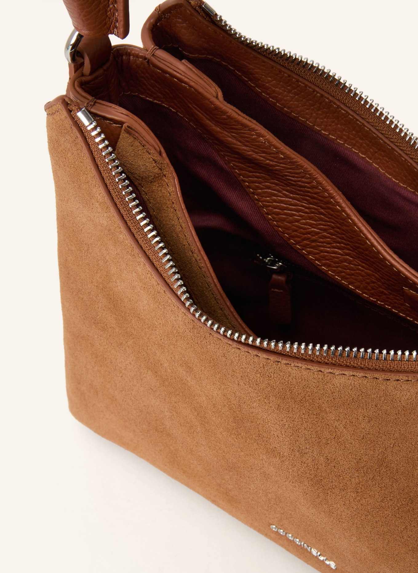 COCCINELLE Bucket bag: COGNAC