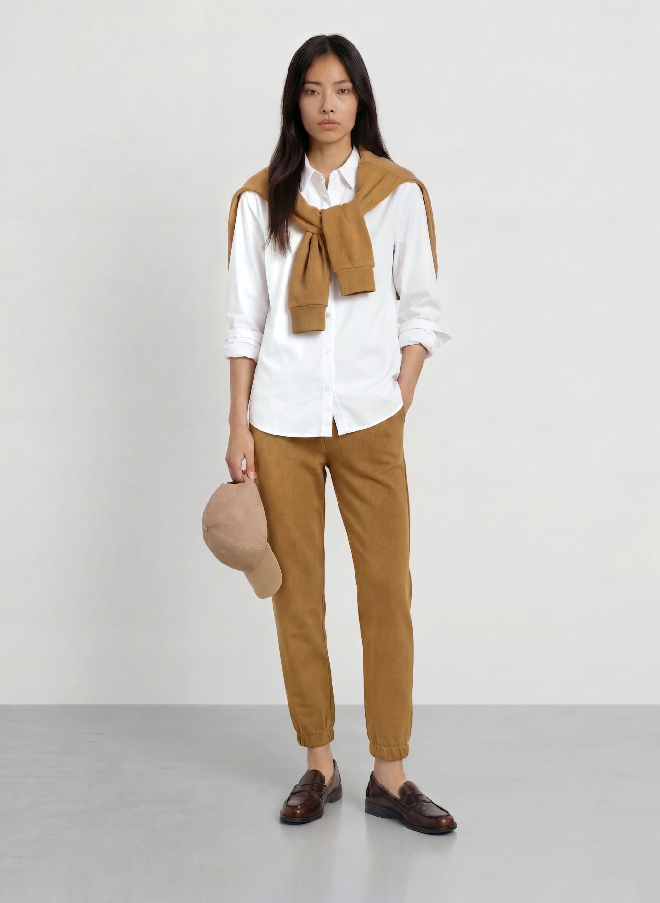 LACOSTE Sweatpants: BEIGE
