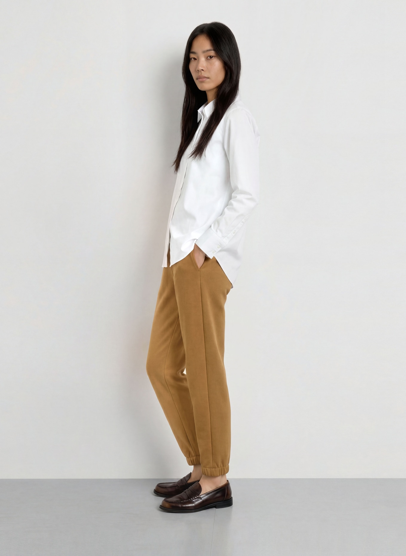 LACOSTE Sweatpants: BEIGE