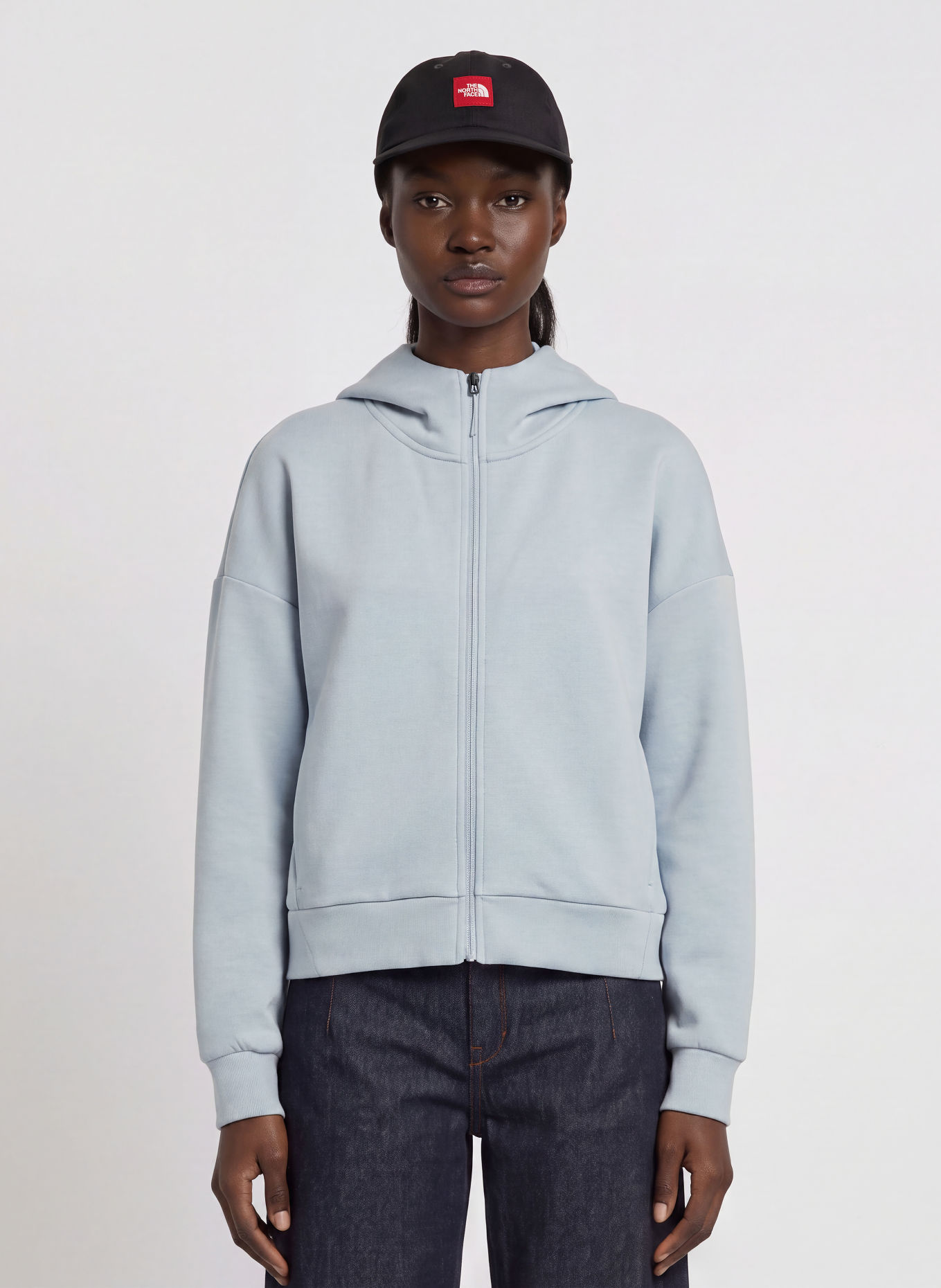 THE NORTH FACE Sweatjacke JAIDA: BLAUGRAU