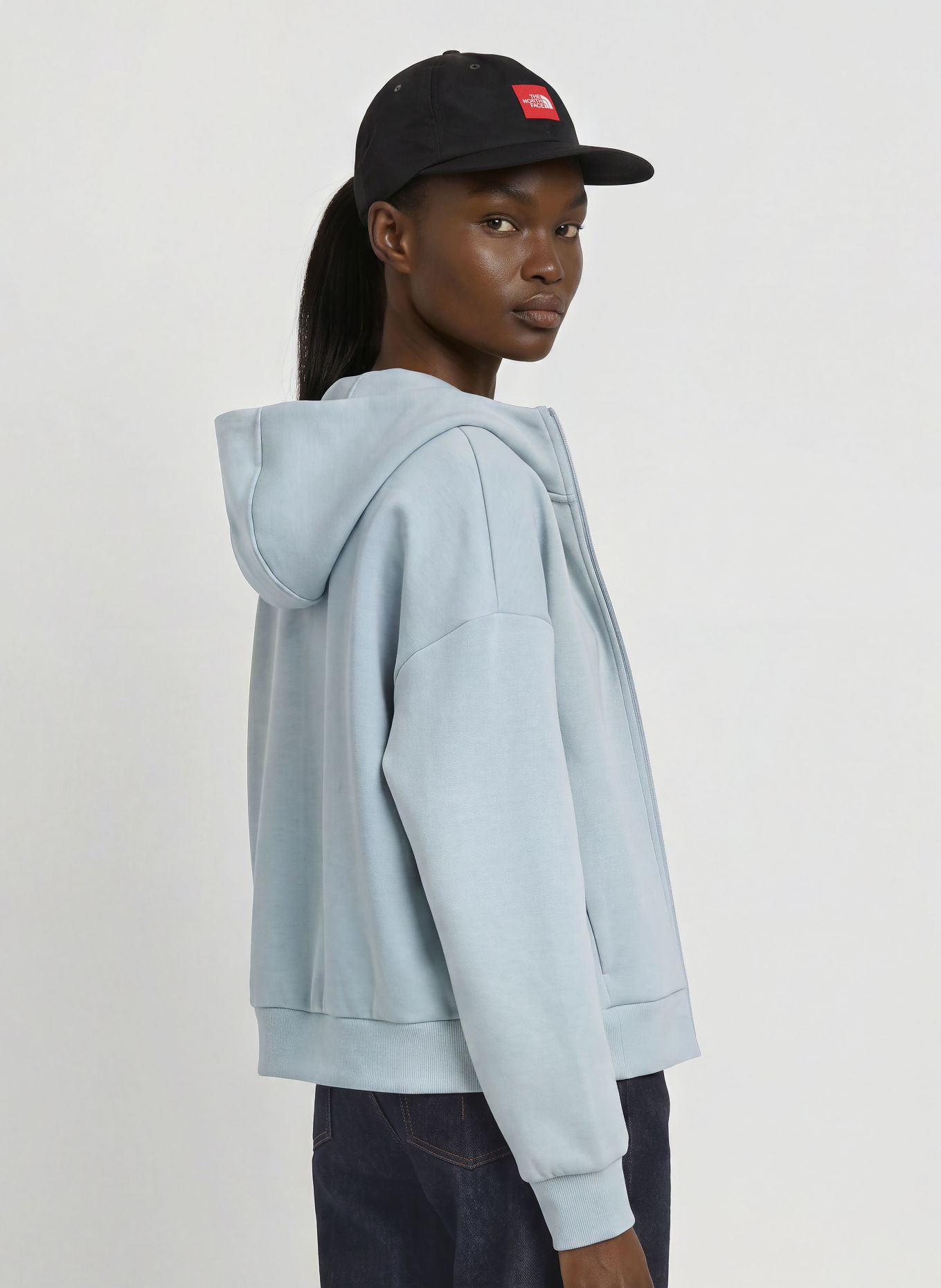 THE NORTH FACE Sweatjacke JAIDA: BLAUGRAU