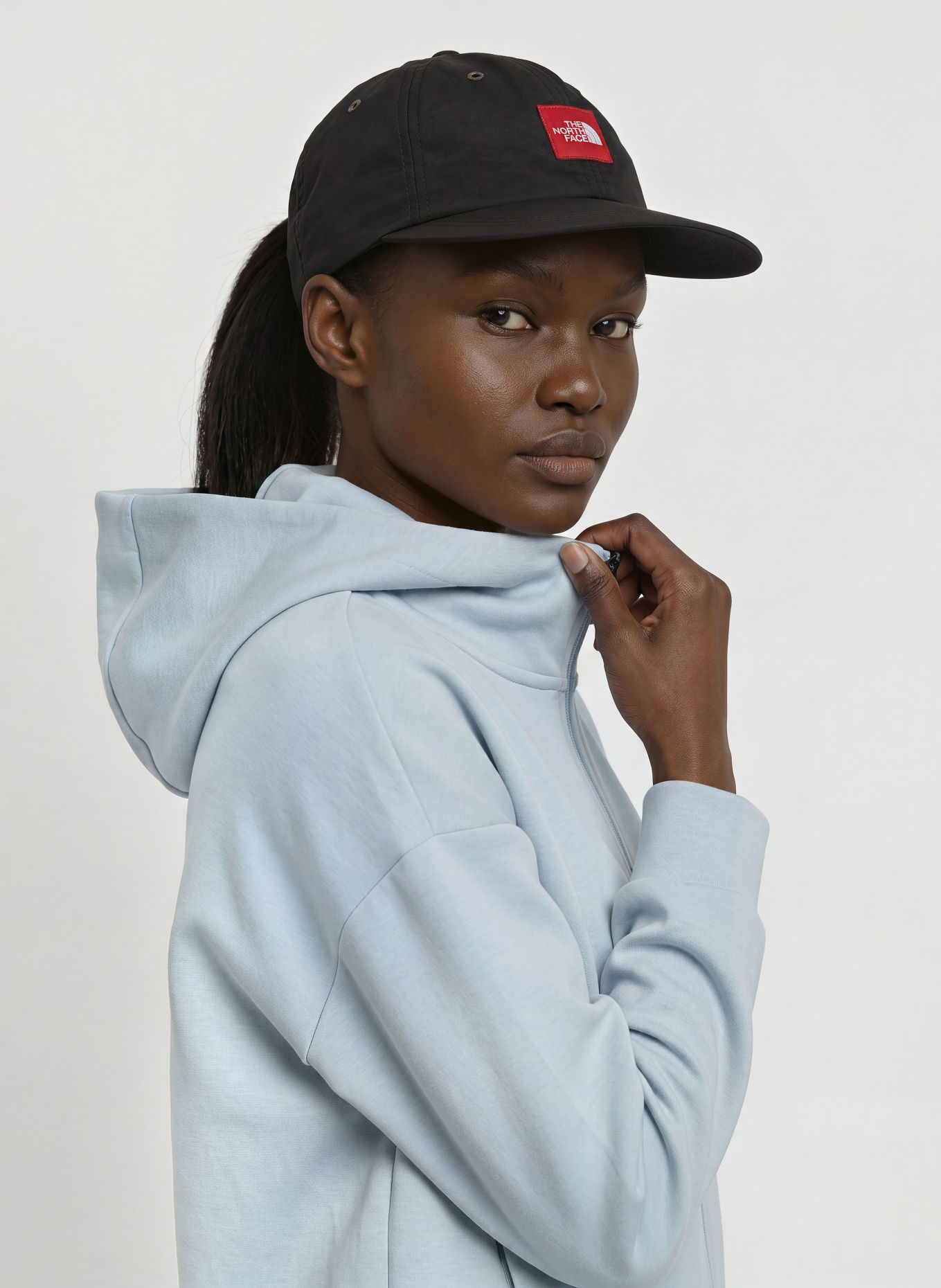 THE NORTH FACE Sweatjacke JAIDA: BLAUGRAU