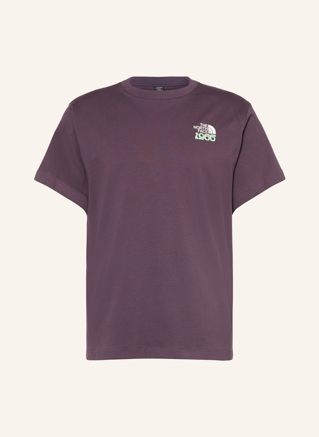 THE NORTH FACE T-shirt 1966 TNF: MÖRKLILA / MINT / VIT