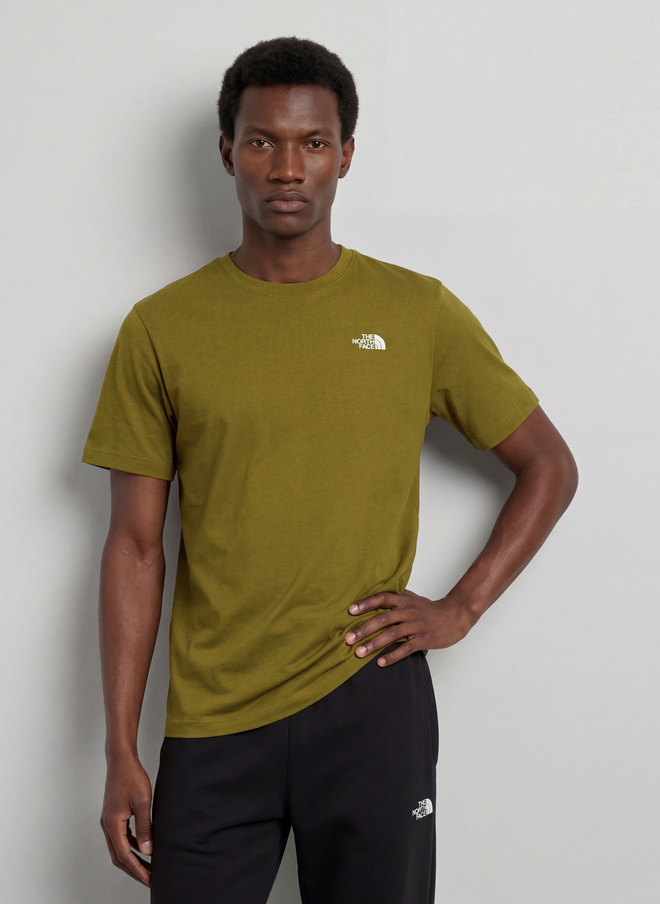 THE NORTH FACE T-Shirt EVOLUTION SIMPLE DOME: OLIV
