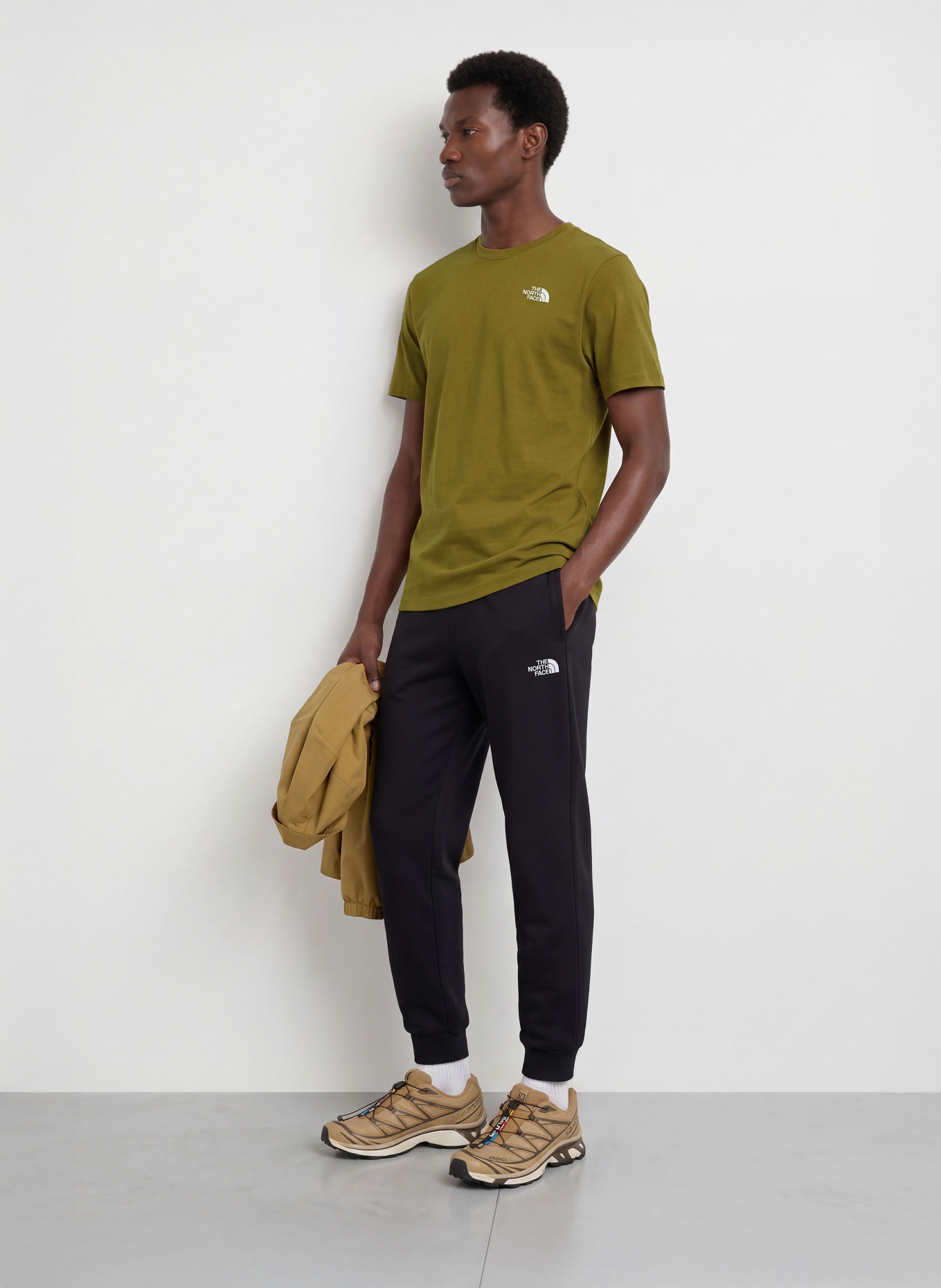 THE NORTH FACE T-Shirt EVOLUTION SIMPLE DOME: OLIV