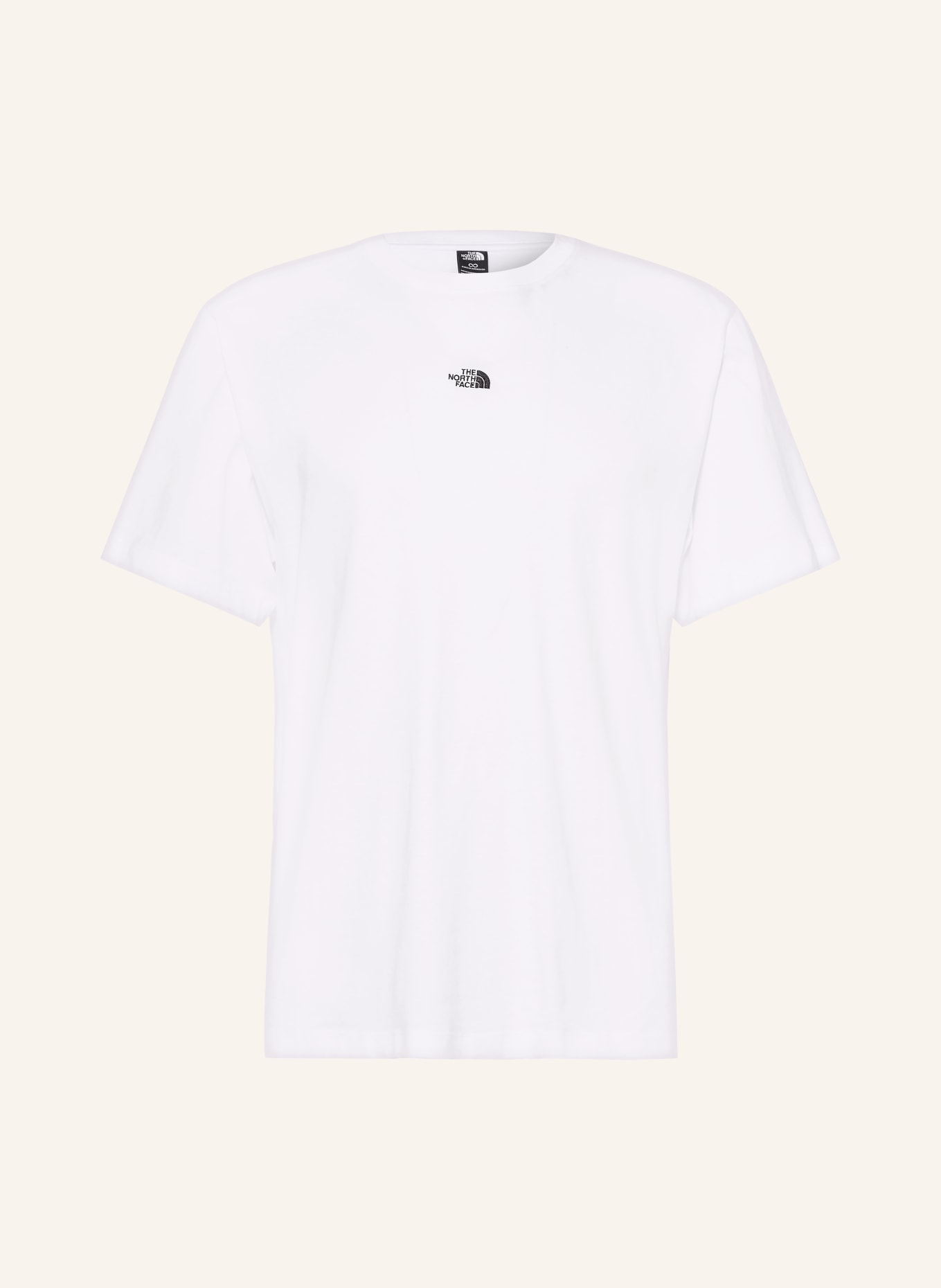 THE NORTH FACE T-shirt ESSENTIAL CENTER: VIT / SVART