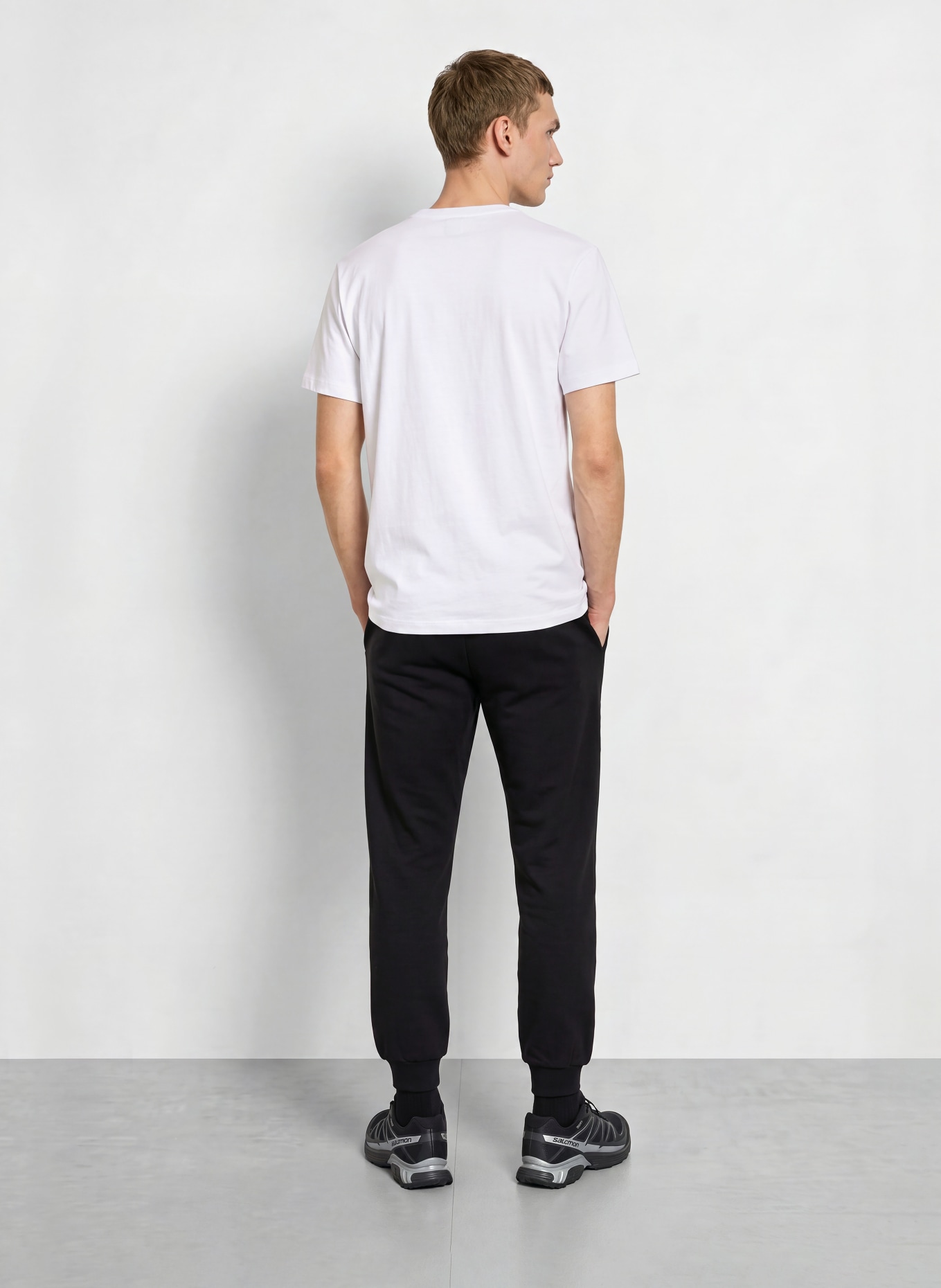 THE NORTH FACE T-shirt ESSENTIAL CENTER: VIT / SVART