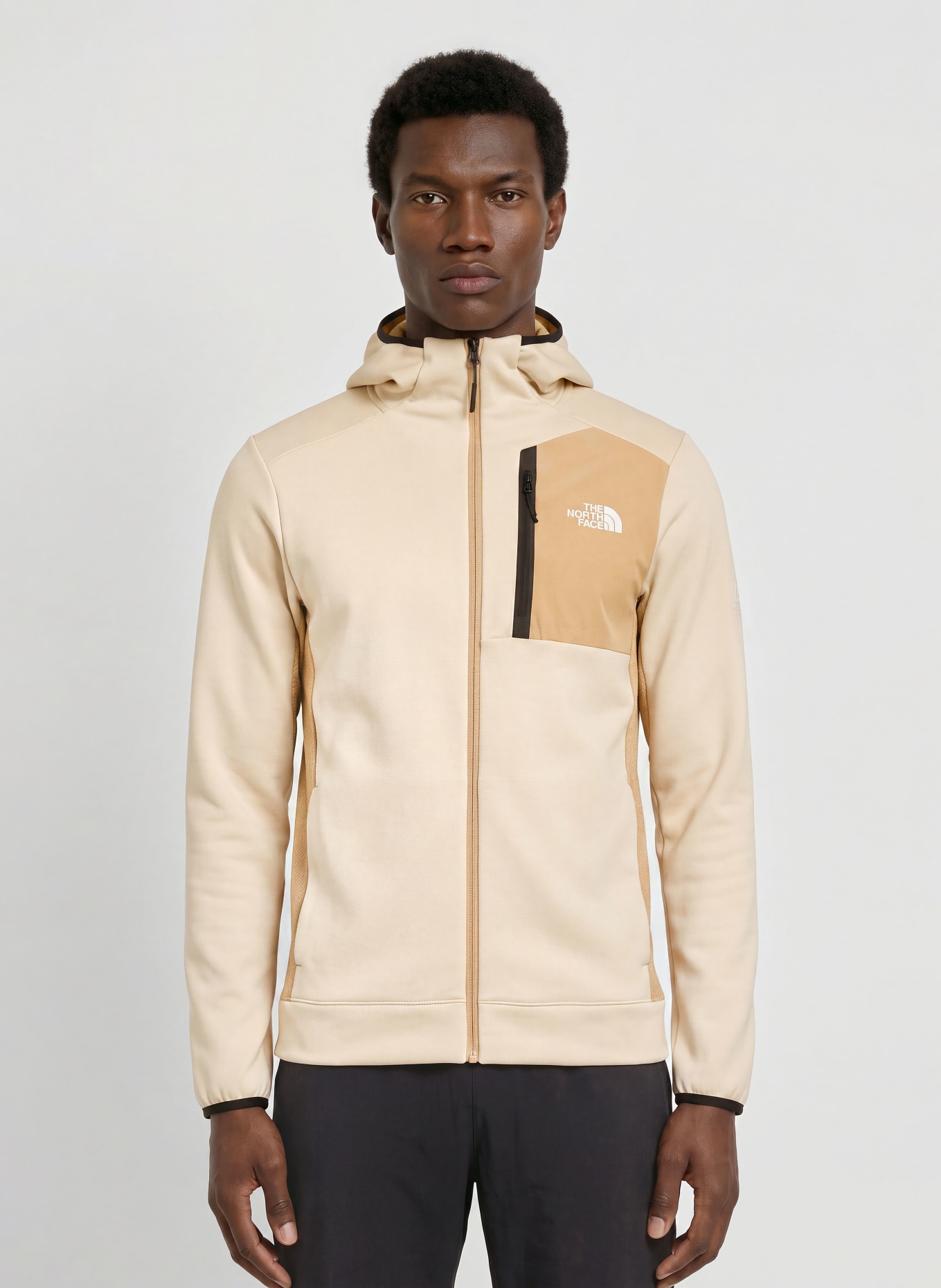 THE NORTH FACE Mellanlagerjacka MOUNTAIN ATHLETICS: BEIGE / KAMEL / SVART