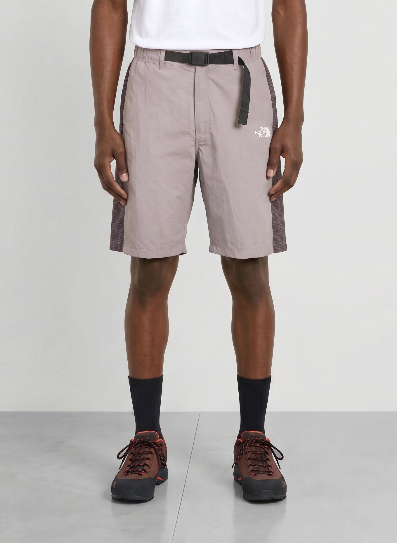 THE NORTH FACE Shorts NSE Loose Fit: GRÅ / LILA