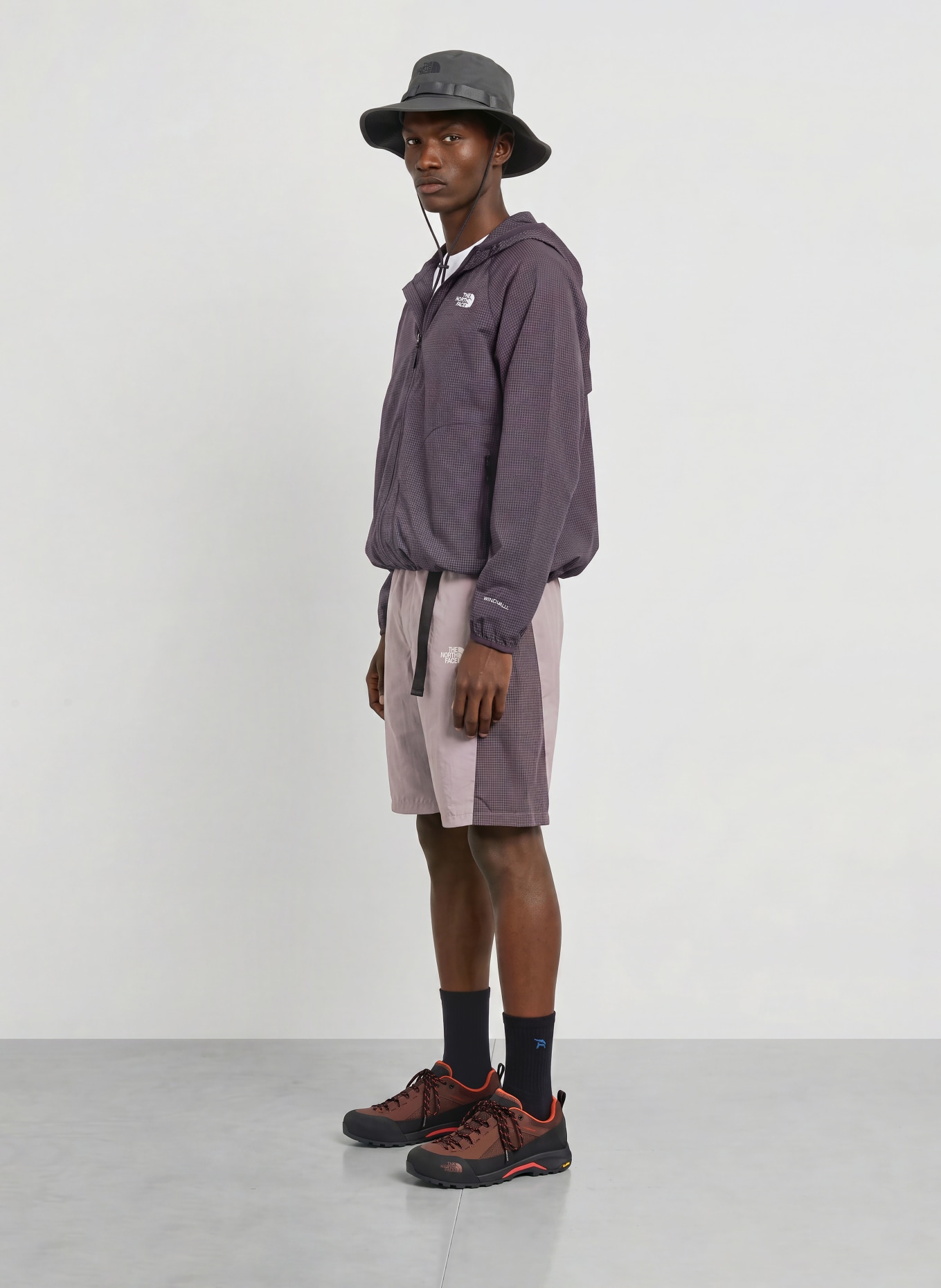 THE NORTH FACE Shorts NSE Loose Fit: GRÅ / LILA