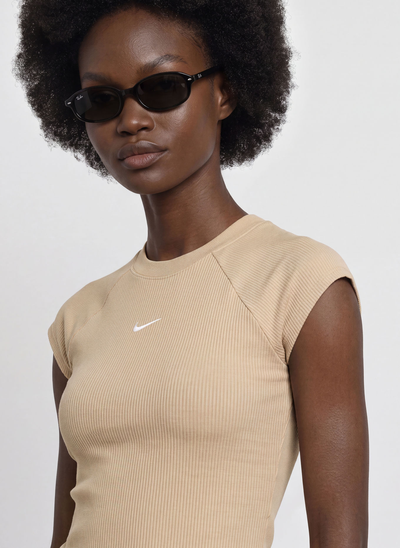 Nike Top CHILL KNIT: BEIGE