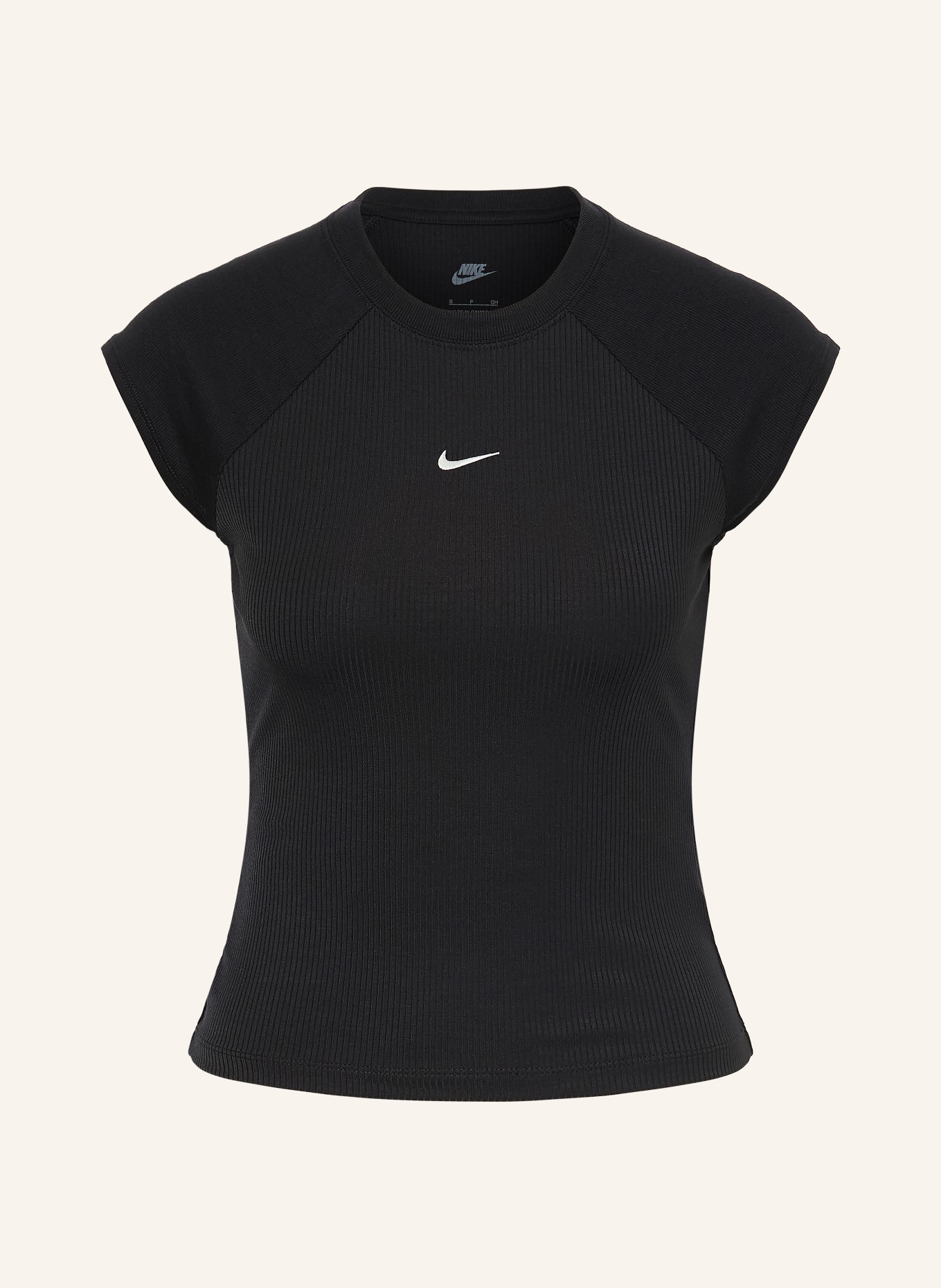 Nike Top CHILL KNIT: SCHWARZ