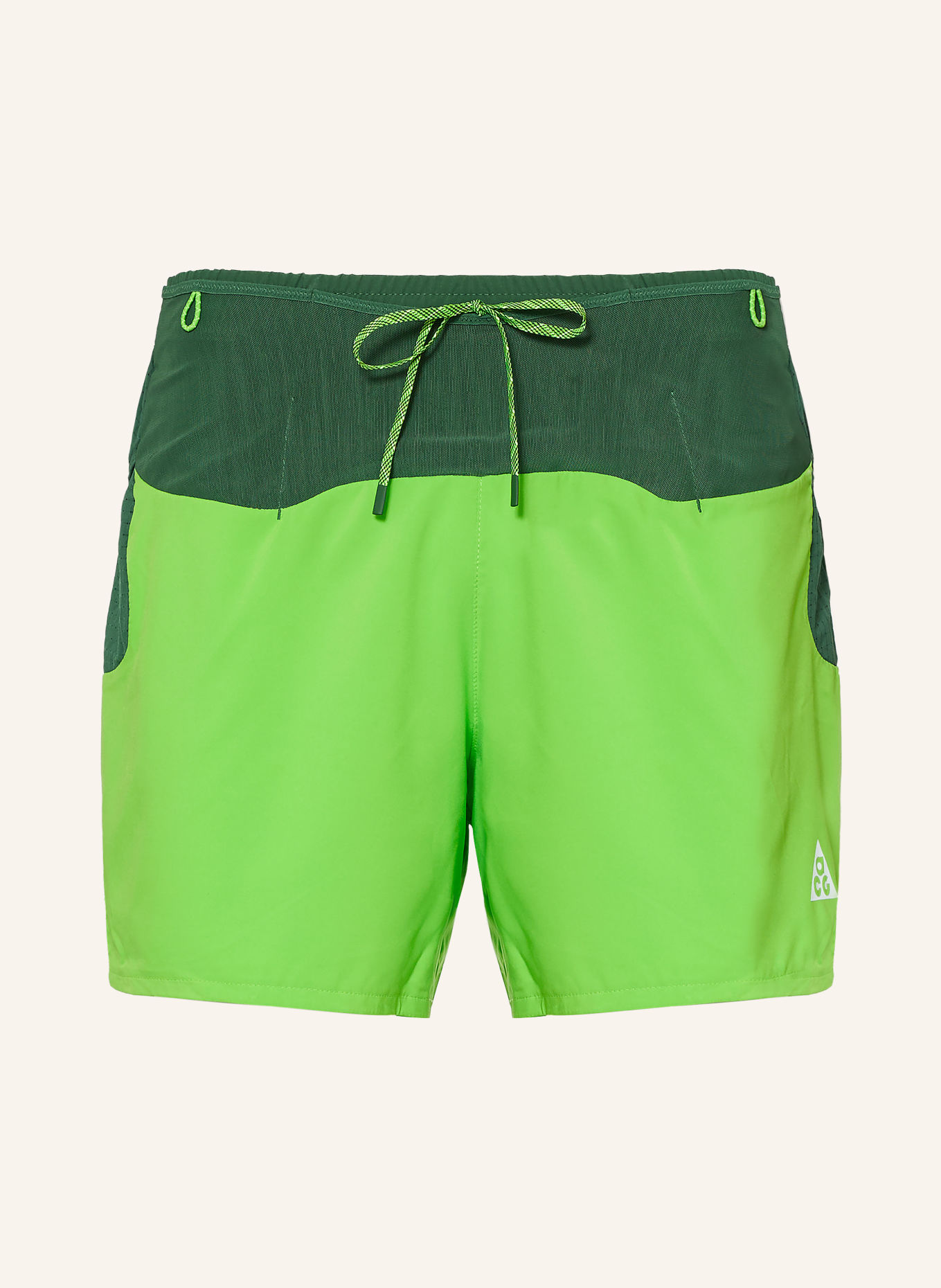 Nike Běžecké šortky 2 v 1 ACG SECOND SUNRISE: ZELENÁ