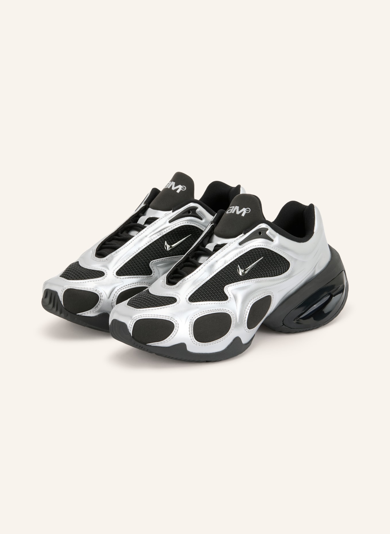 Nike AIR MAX MUSE Sneakers: BLACK / SILVER
