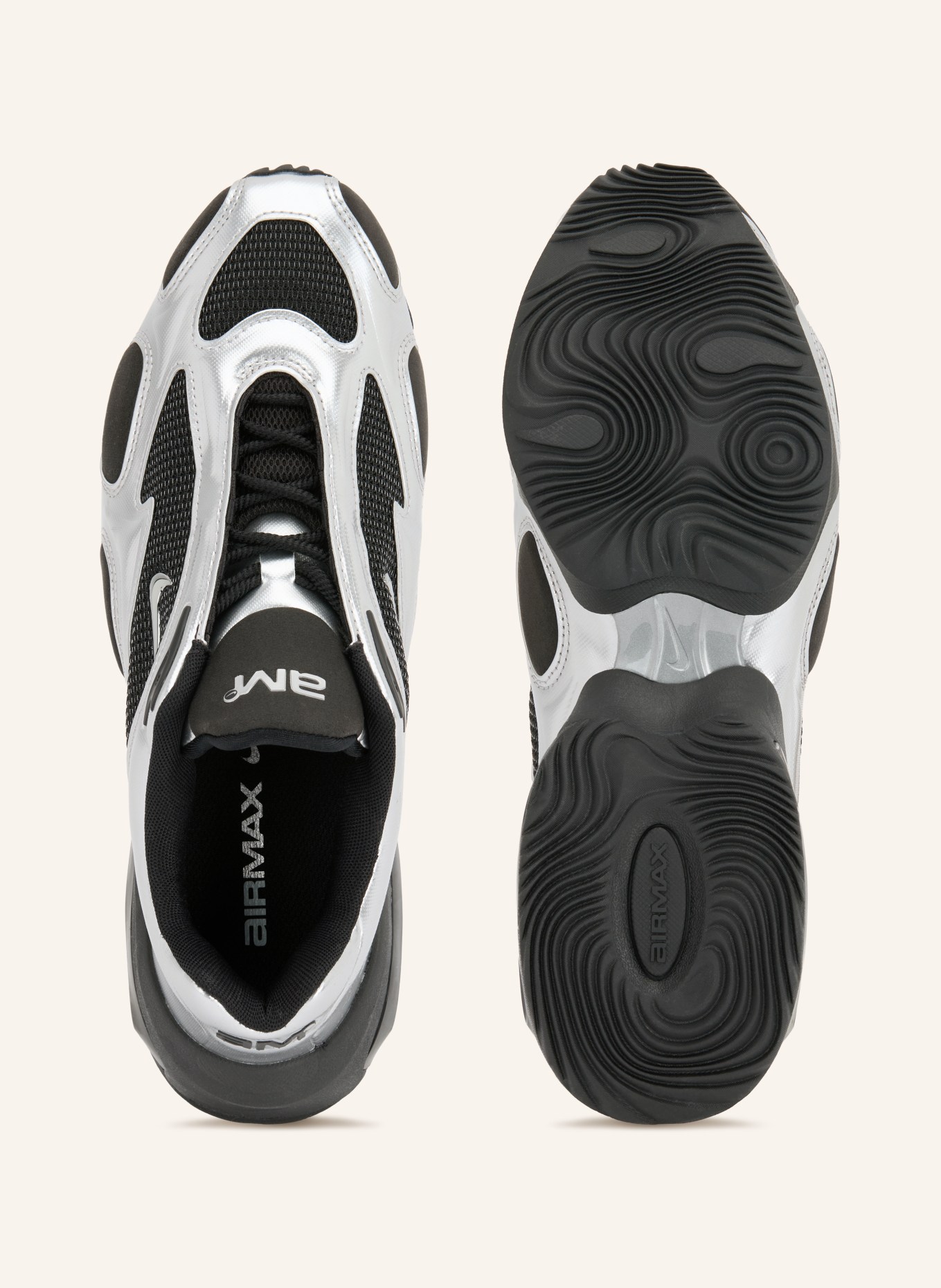 Nike AIR MAX MUSE Sneakers: BLACK / SILVER