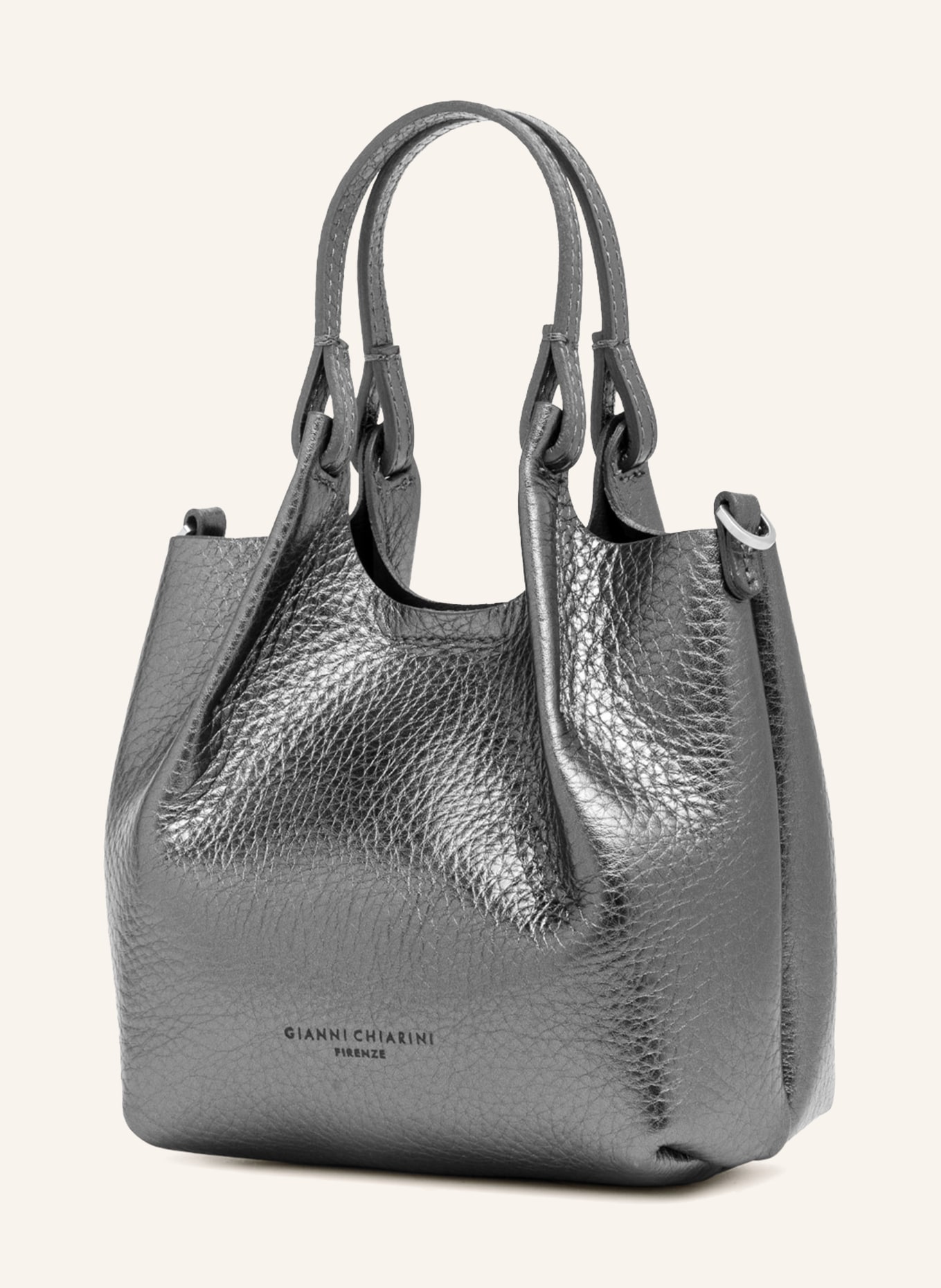 GIANNI CHIARINI Umhängetasche DUA MINI: PLATIN