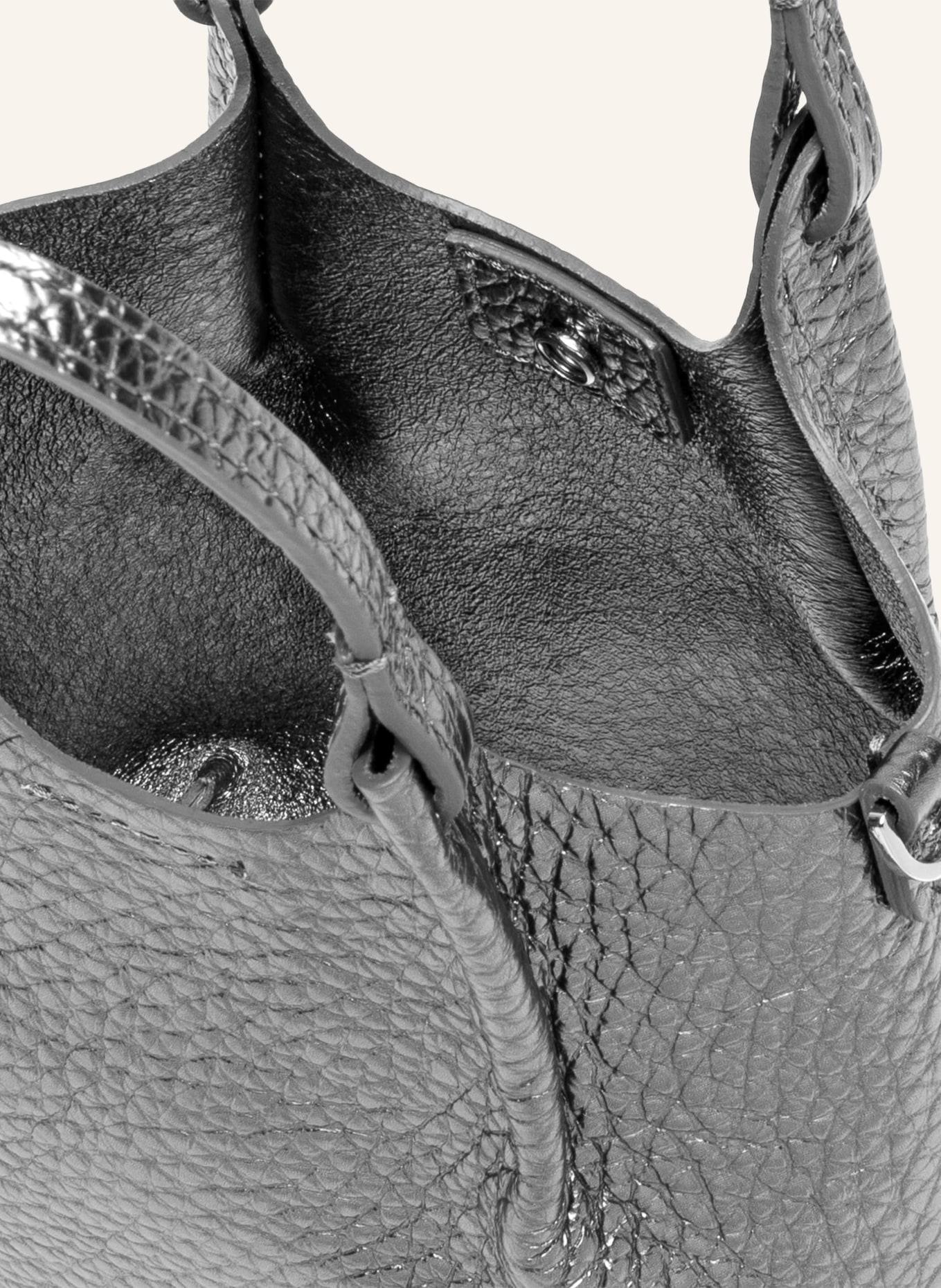 GIANNI CHIARINI Umhängetasche DUA MINI: PLATIN