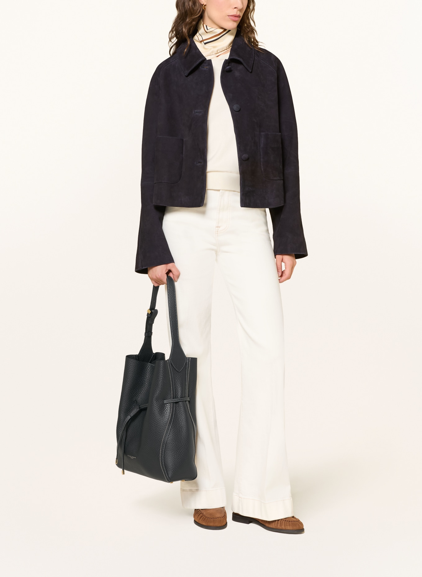 GIANNI CHIARINI Beuteltasche SIENNA mit Pouch: DUNKELBLAU