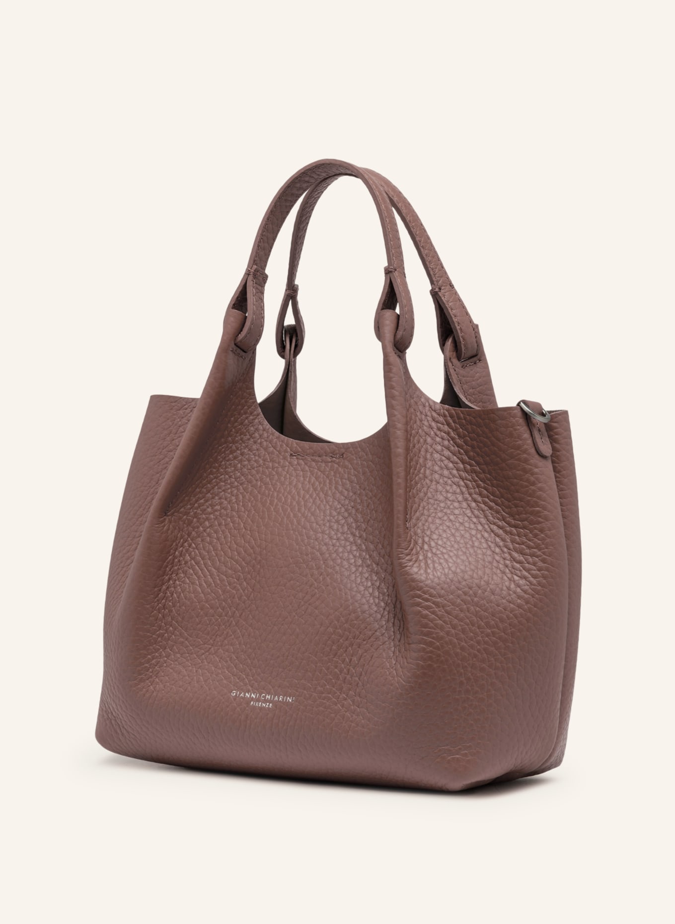 GIANNI CHIARINI Umhängetasche DUA MEDIUM mit Pouch: BRAUN