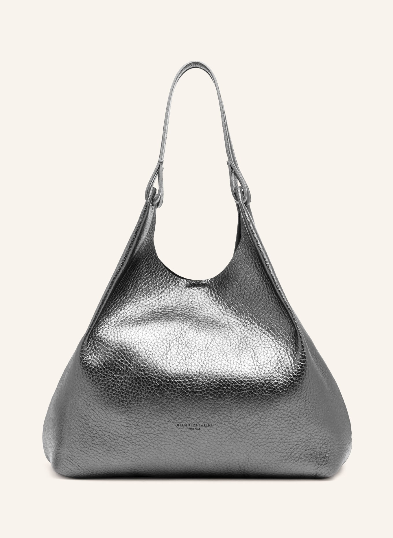 GIANNI CHIARINI Shopper DUA XL mit Pouch: PLATIN