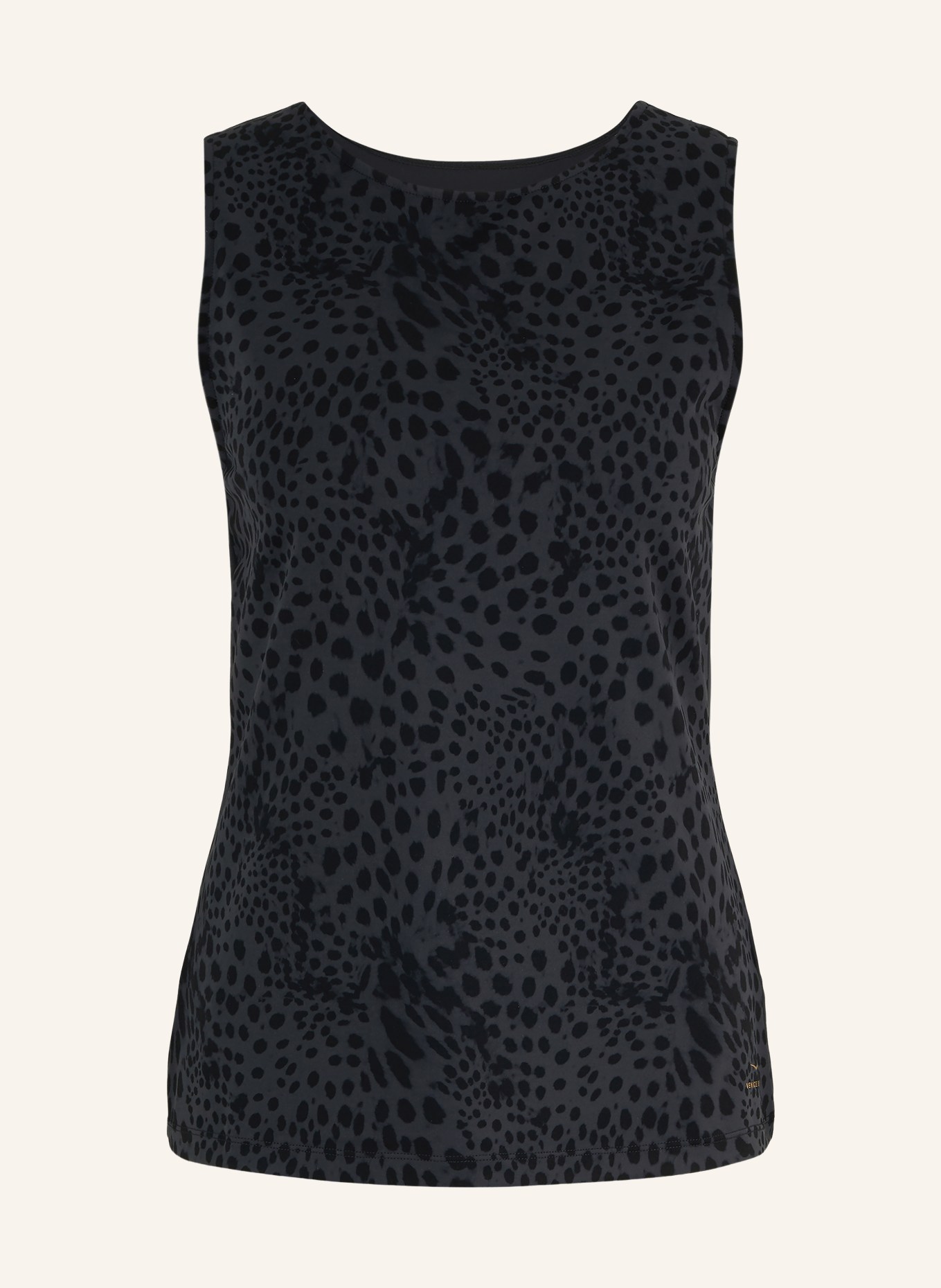 VENICE BEACH ENNY tank top: DARK GRAY / BLACK