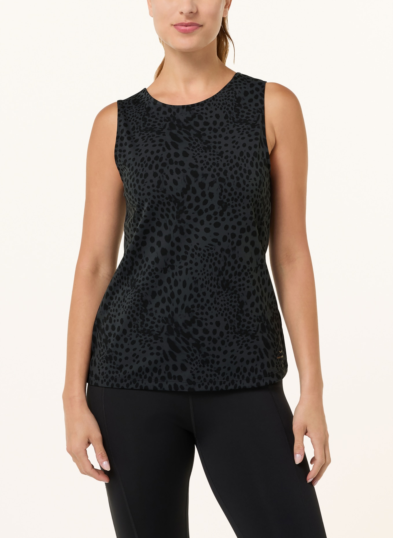 VENICE BEACH ENNY tank top: DARK GRAY / BLACK