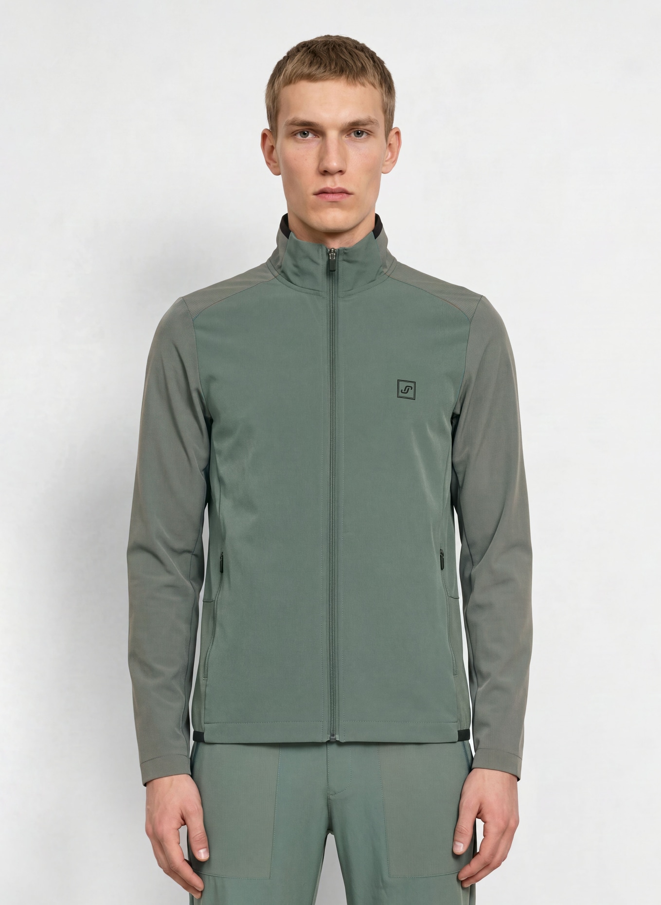 JOY sportswear Funktionsjacke TILAN im Materialmix: GRÜN