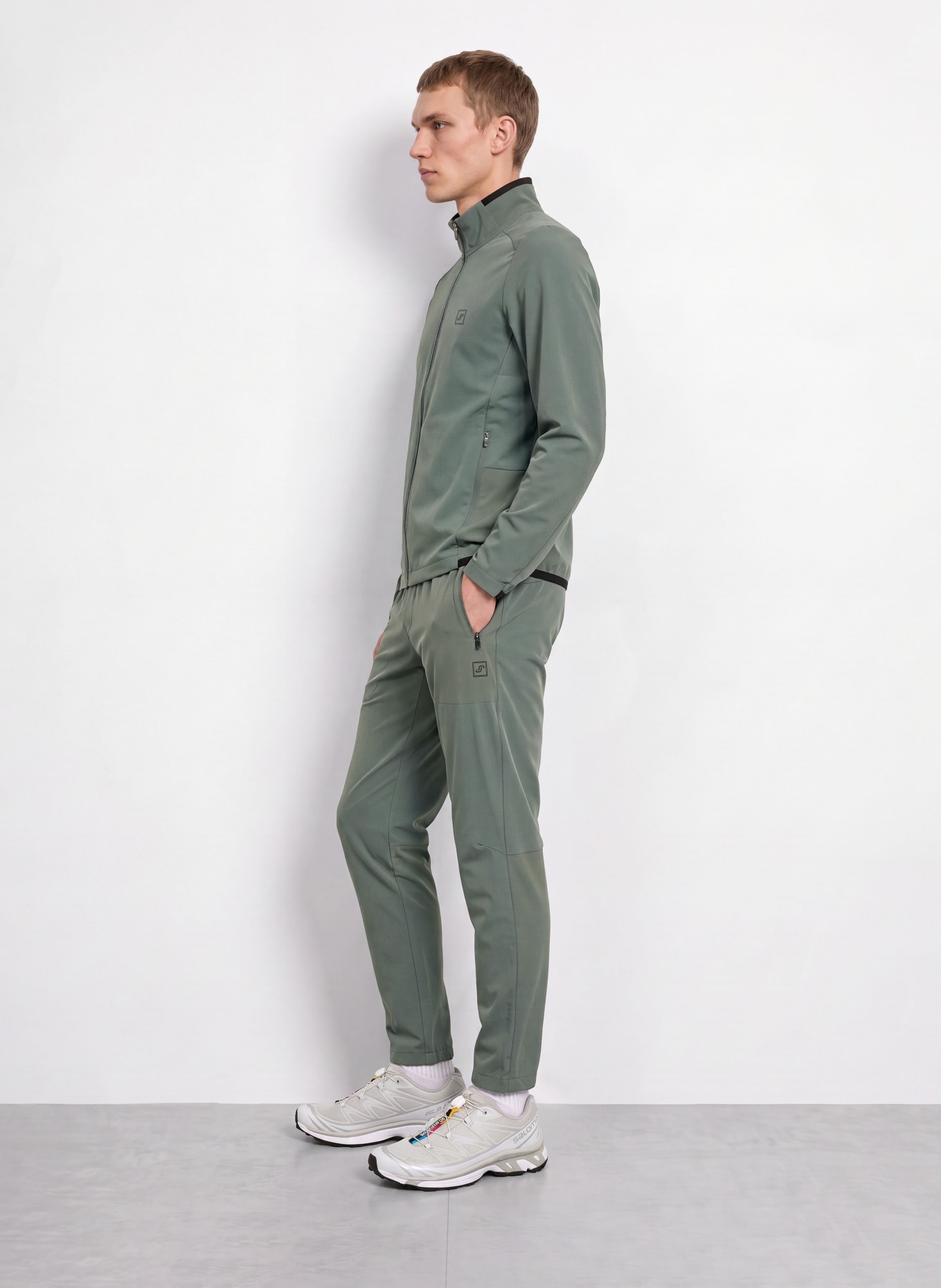 JOY sportswear Funktionsjacke TILAN im Materialmix: GRÜN