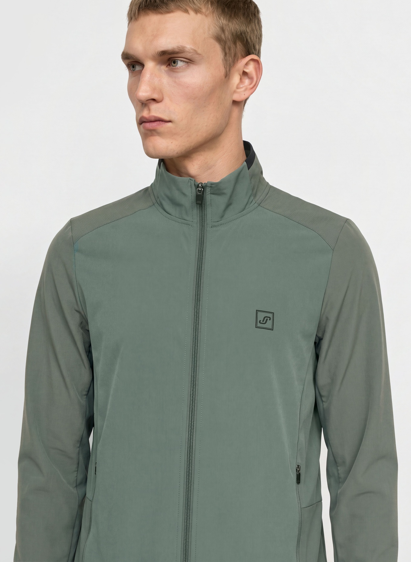 JOY sportswear Funktionsjacke TILAN im Materialmix: GRÜN