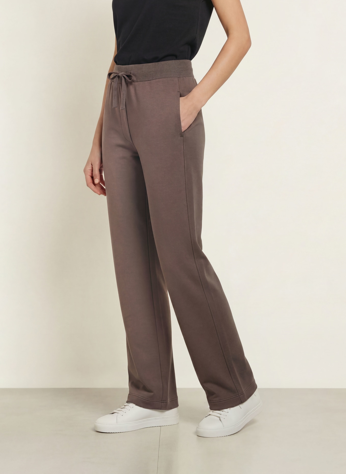 REISS Joggingbroek LANEY: MARRON FONCÉ