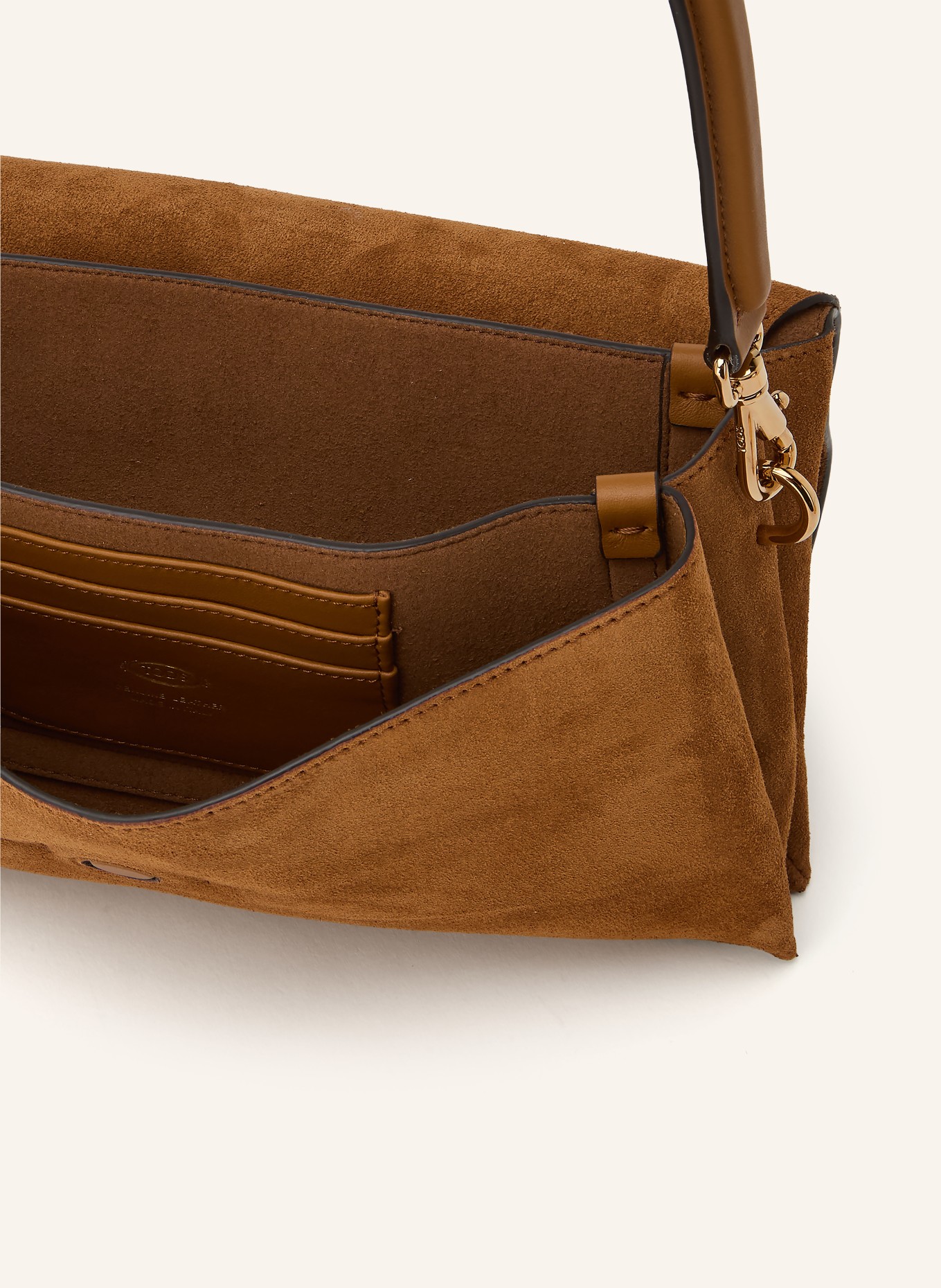 TOD'S handbag: CAMEL / GOLD