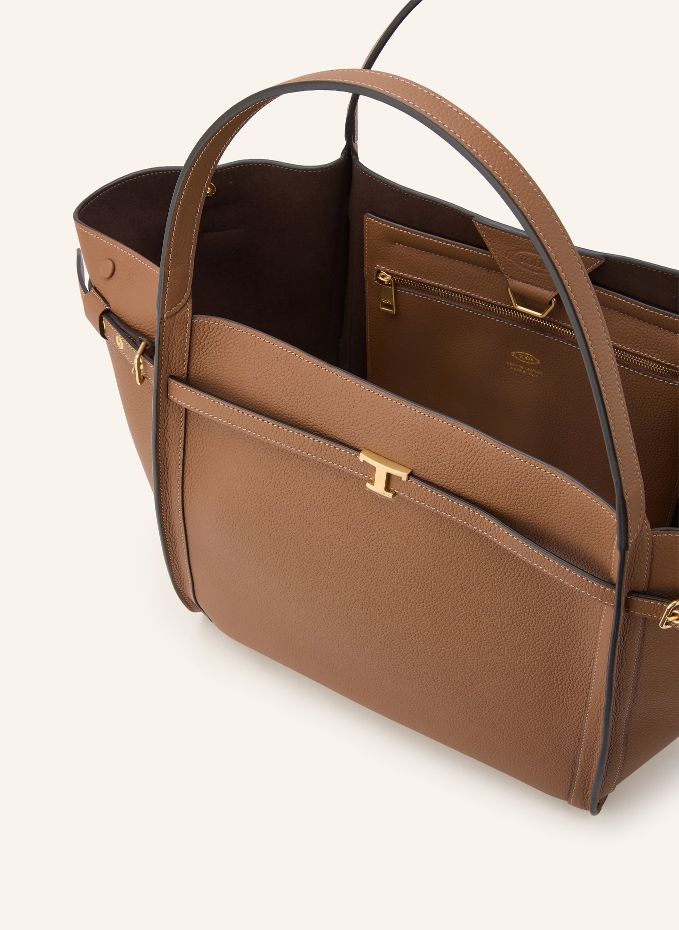 TOD'S Shopper MEDIUM: CAMEL