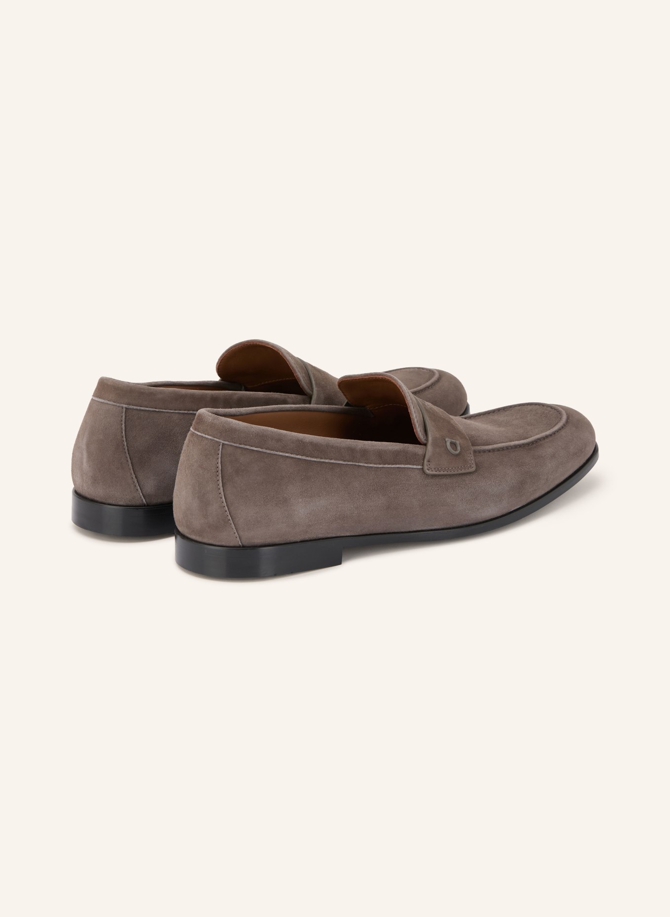 FERRAGAMO Penny loafers: SZARY